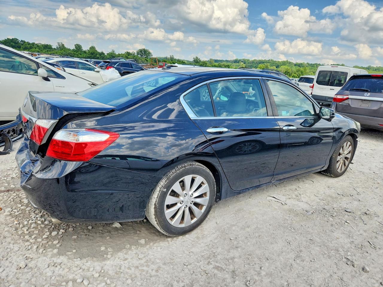 2015 Honda Accord Exl Black vin: 1HGCR2F8XFA222531