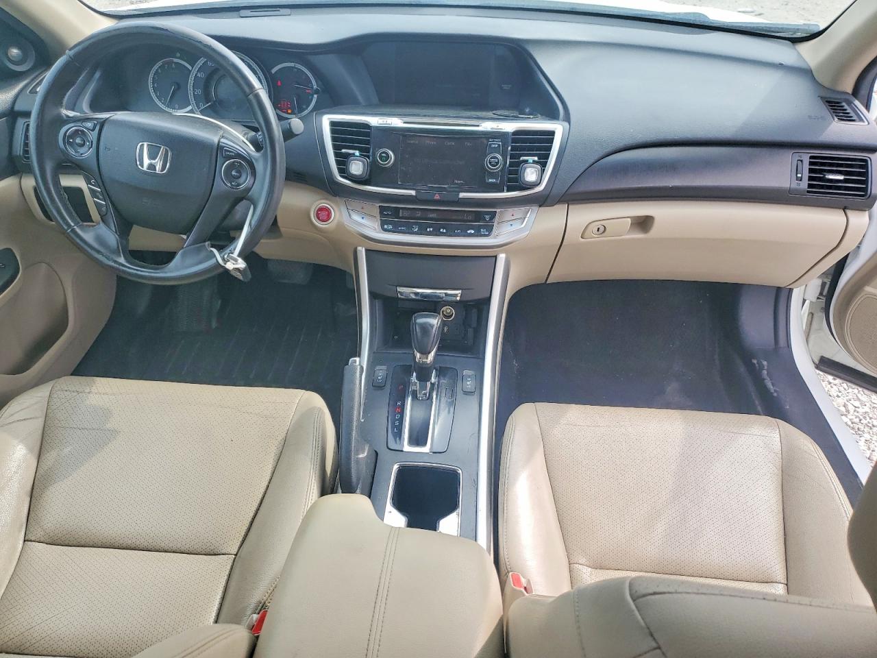 2015 Honda Accord Exl Белый vin: 1HGCR2F8XFA225445