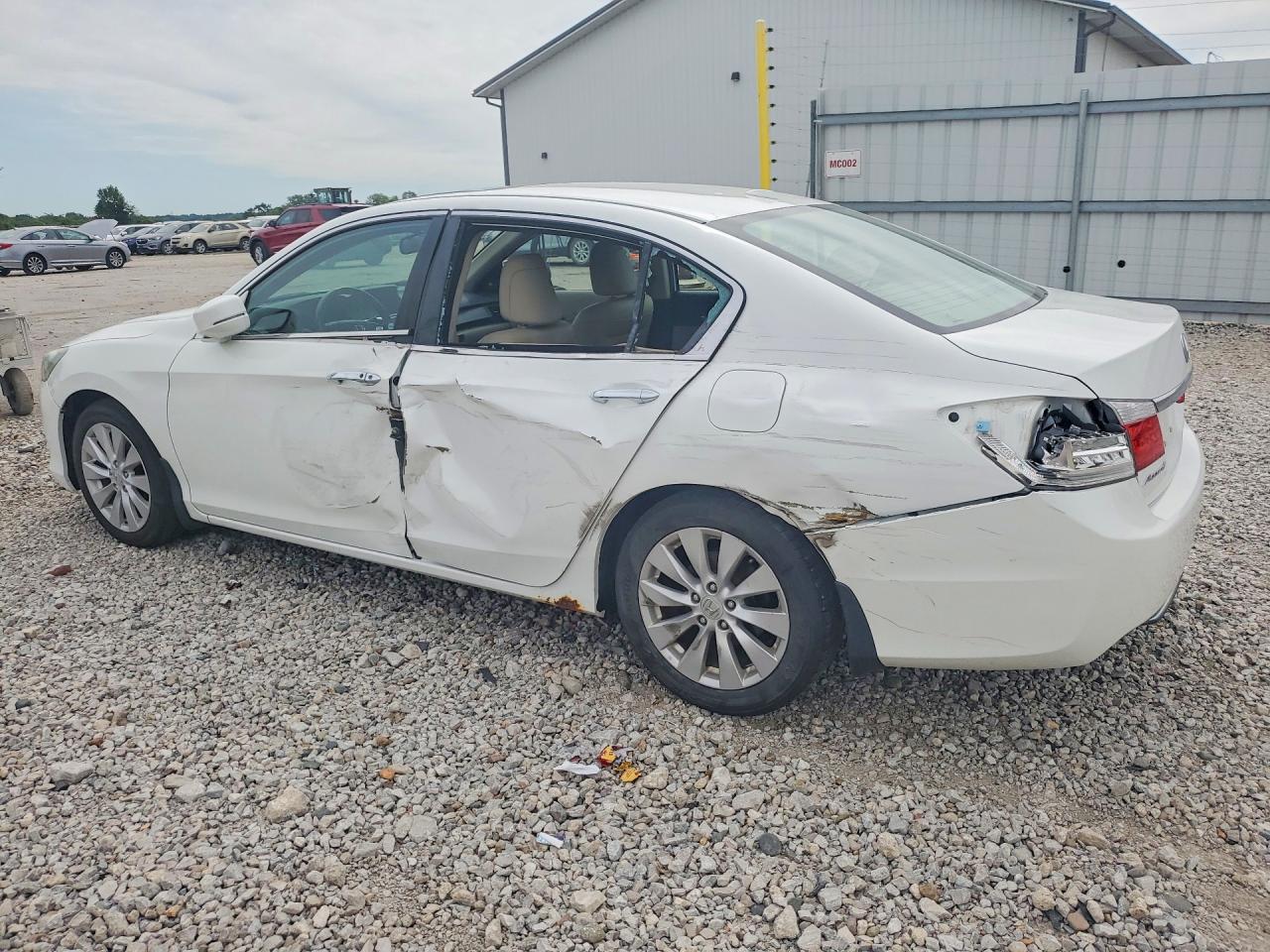 2015 Honda Accord Exl Белый vin: 1HGCR2F8XFA225445