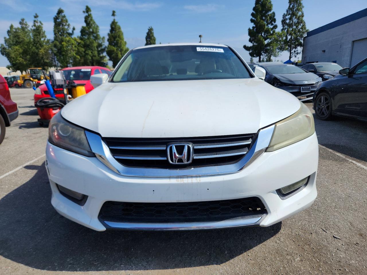 2015 Hond Accord White vin: 1HGCR2F8XFA244237