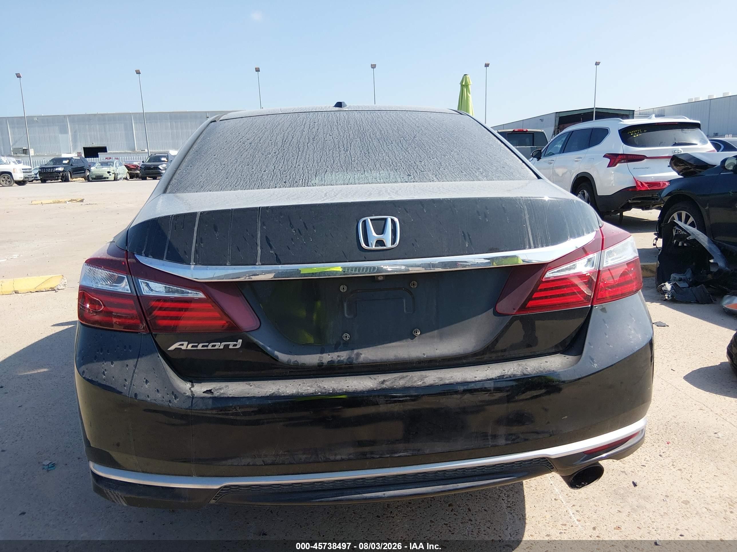 2016 Honda Accord Ex-l Black vin: 1HGCR2F8XGA194456
