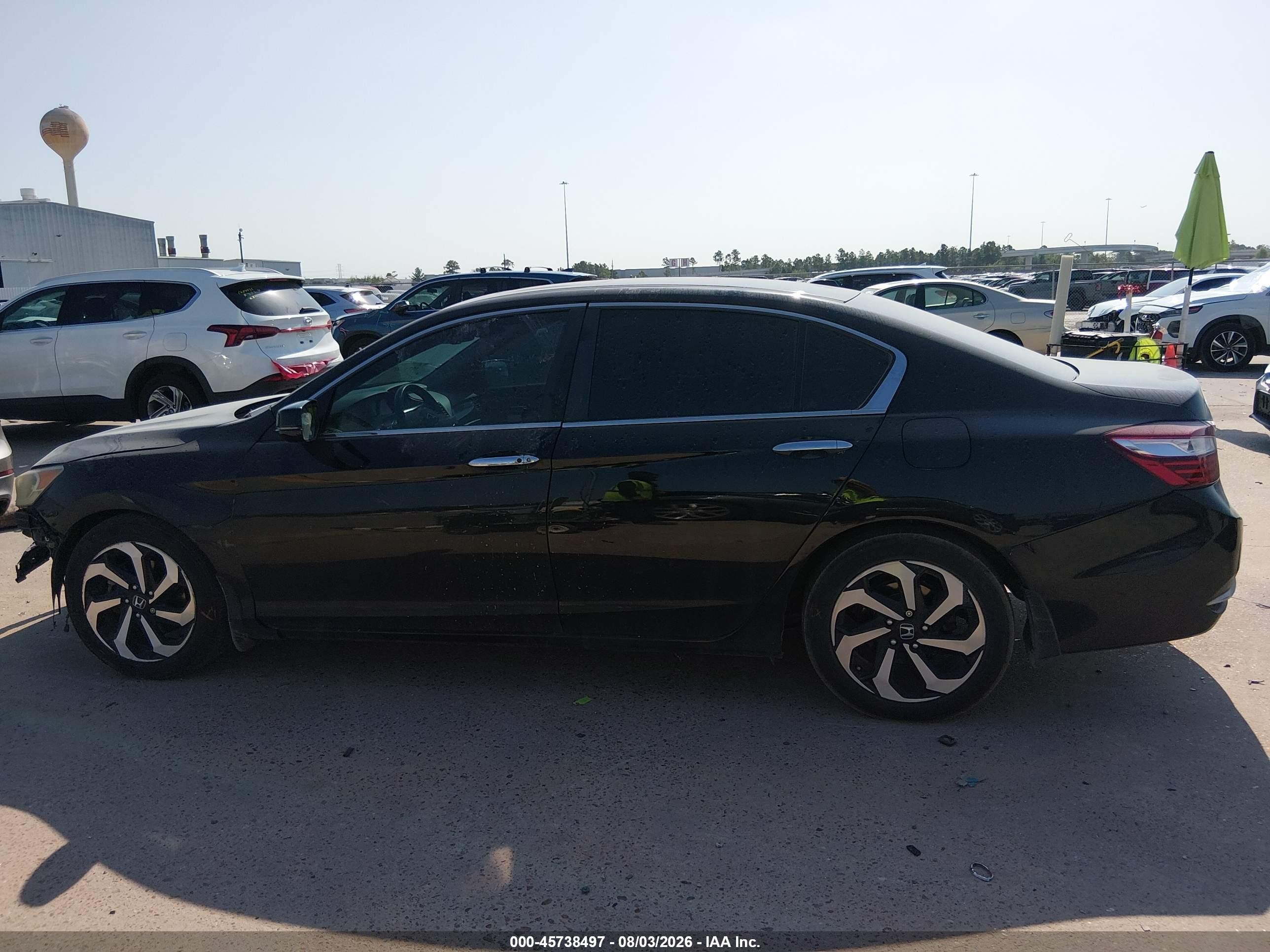 2016 Honda Accord Ex-l Black vin: 1HGCR2F8XGA194456