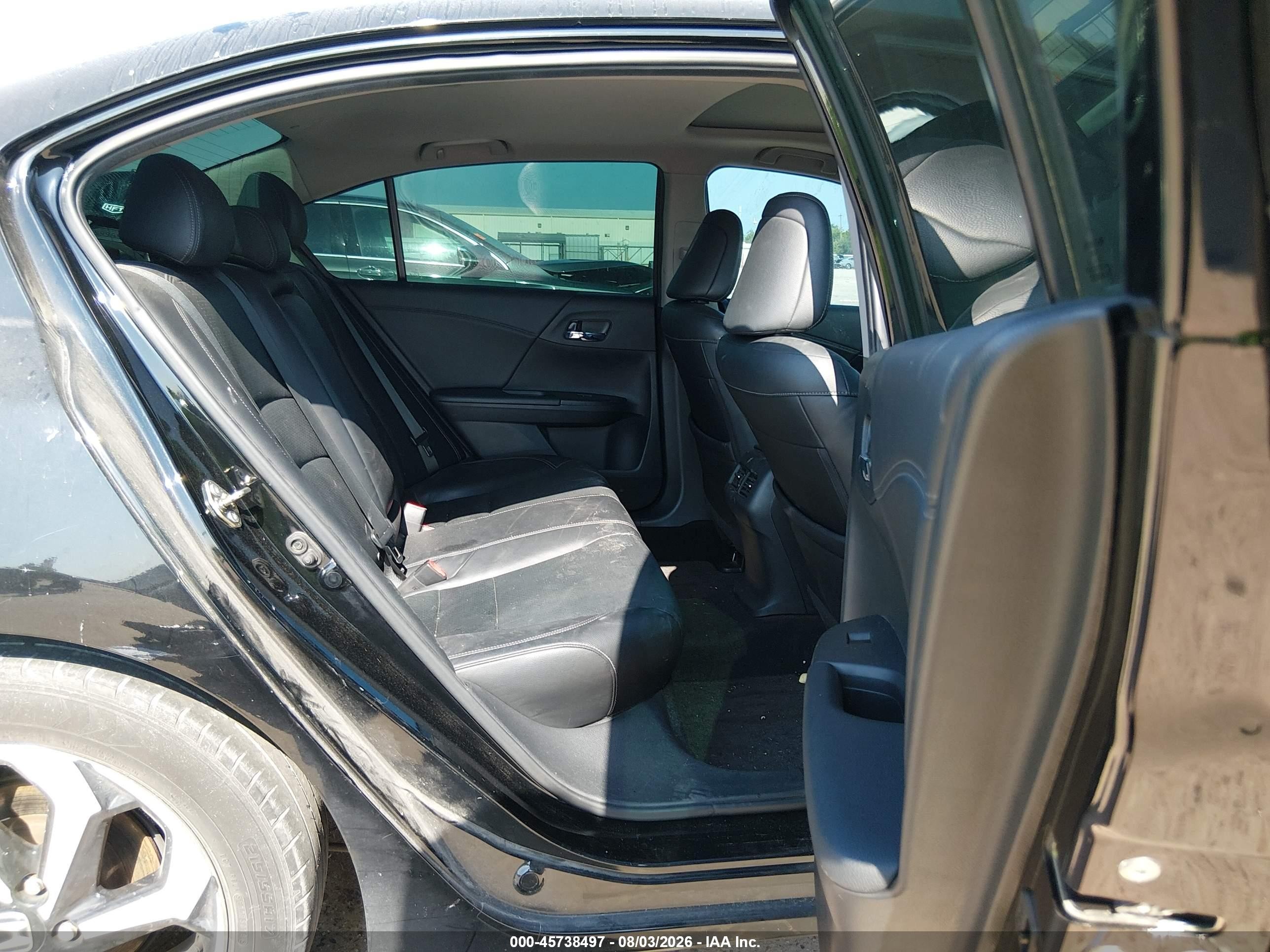 2016 Honda Accord Ex-l Black vin: 1HGCR2F8XGA194456