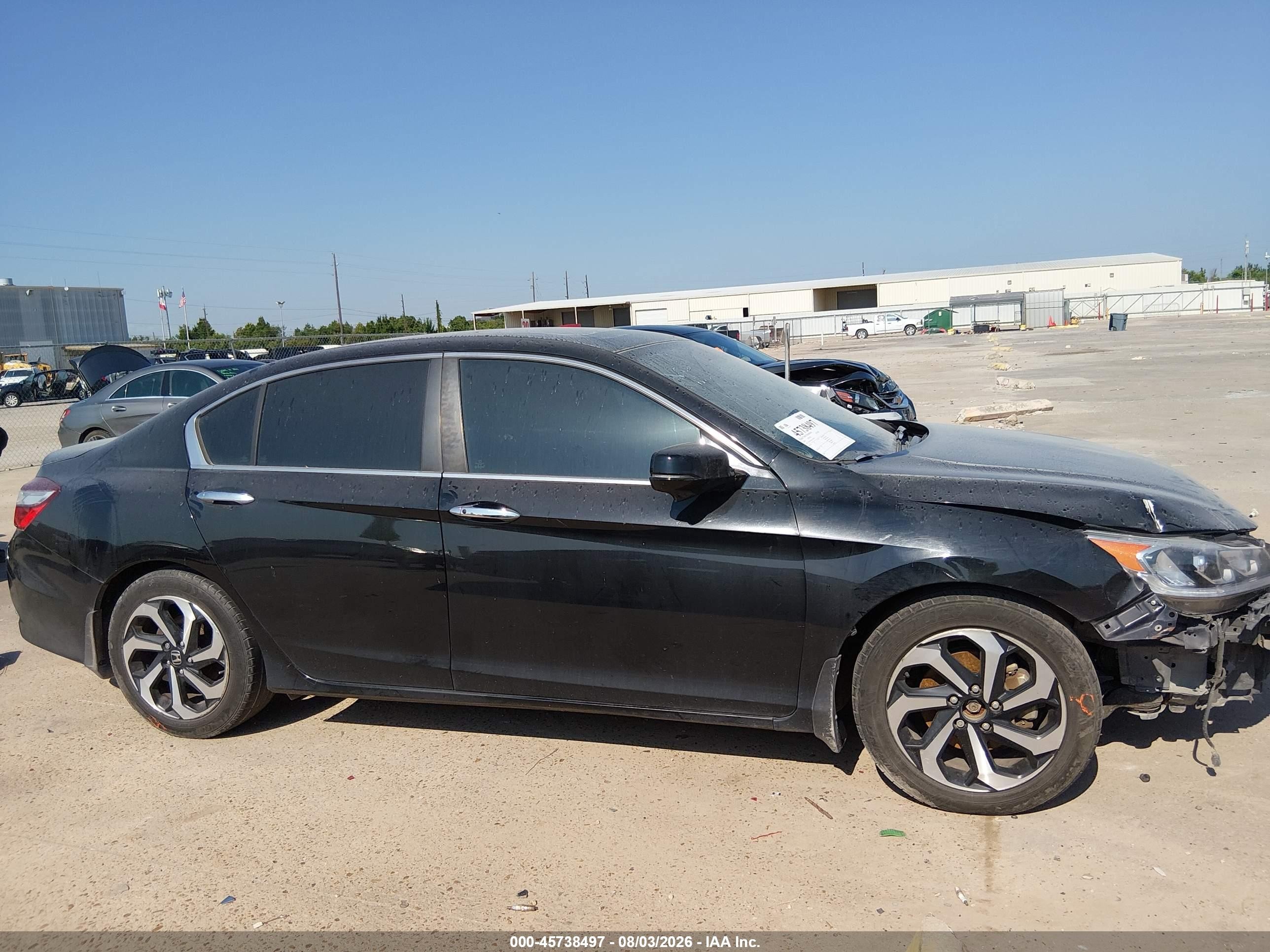 2016 Honda Accord Ex-l Black vin: 1HGCR2F8XGA194456