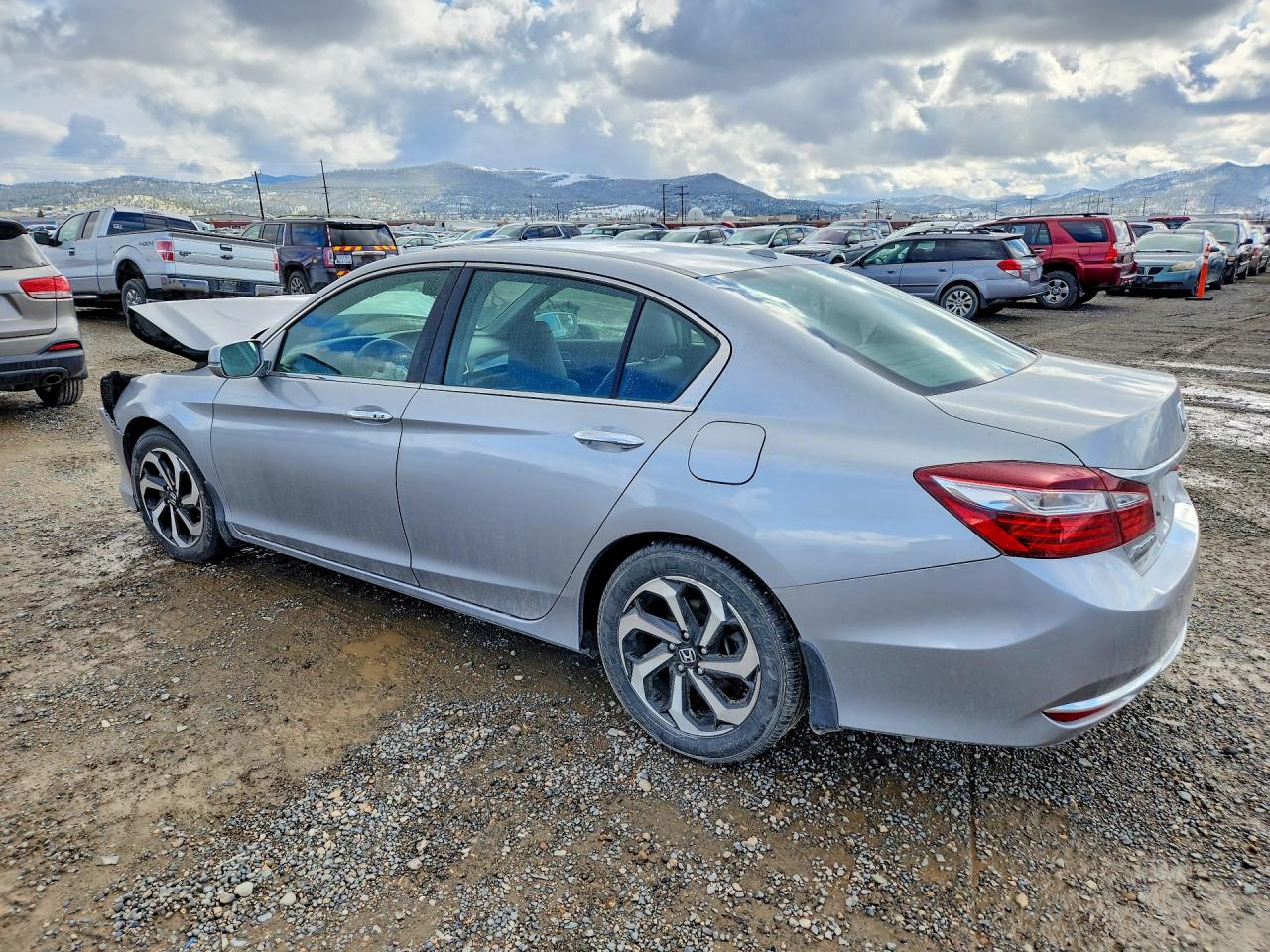 2017 Honda Accord Exl Silver vin: 1HGCR2F8XHA218174