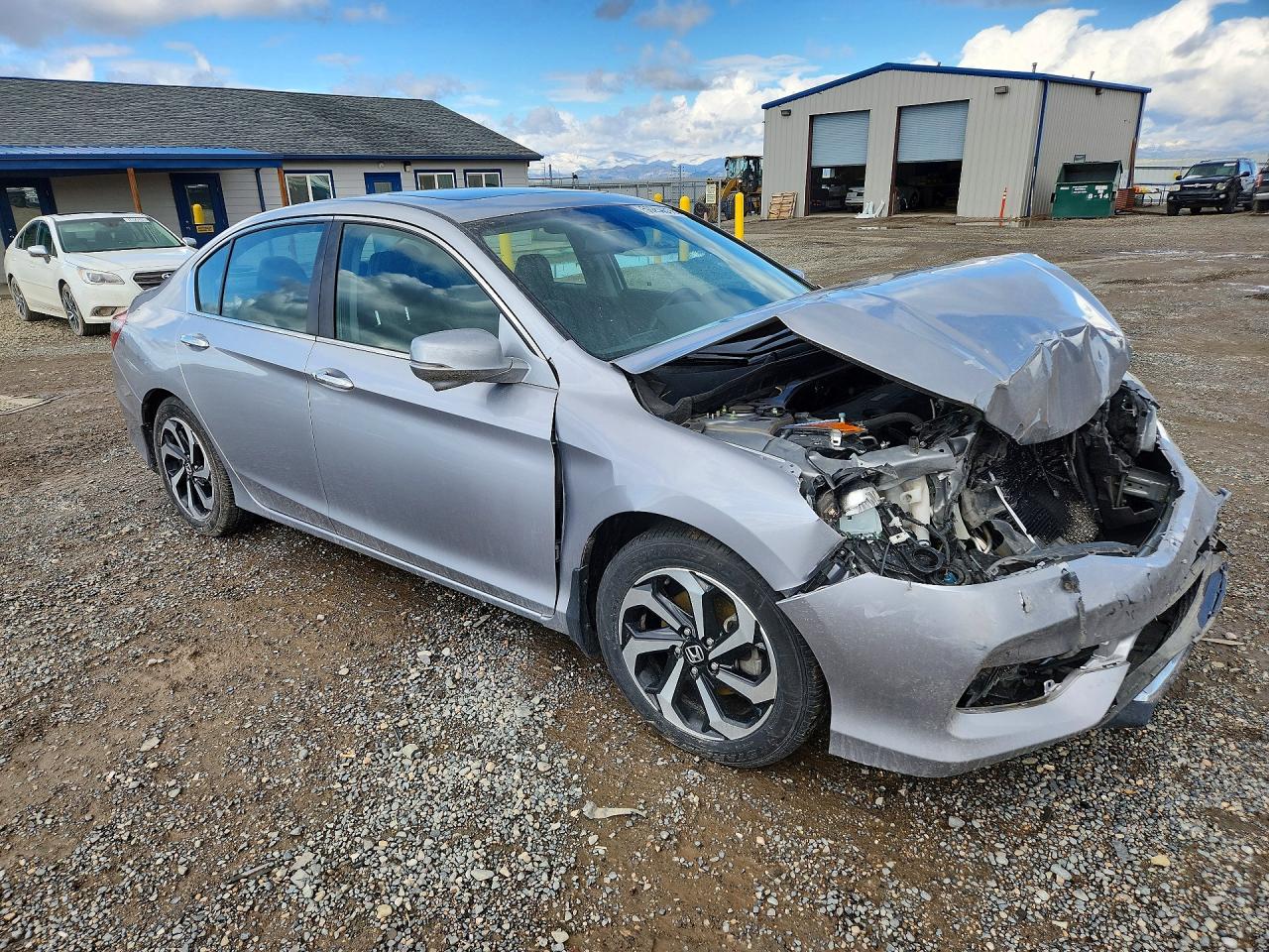 2017 Honda Accord Exl Silver vin: 1HGCR2F8XHA218174