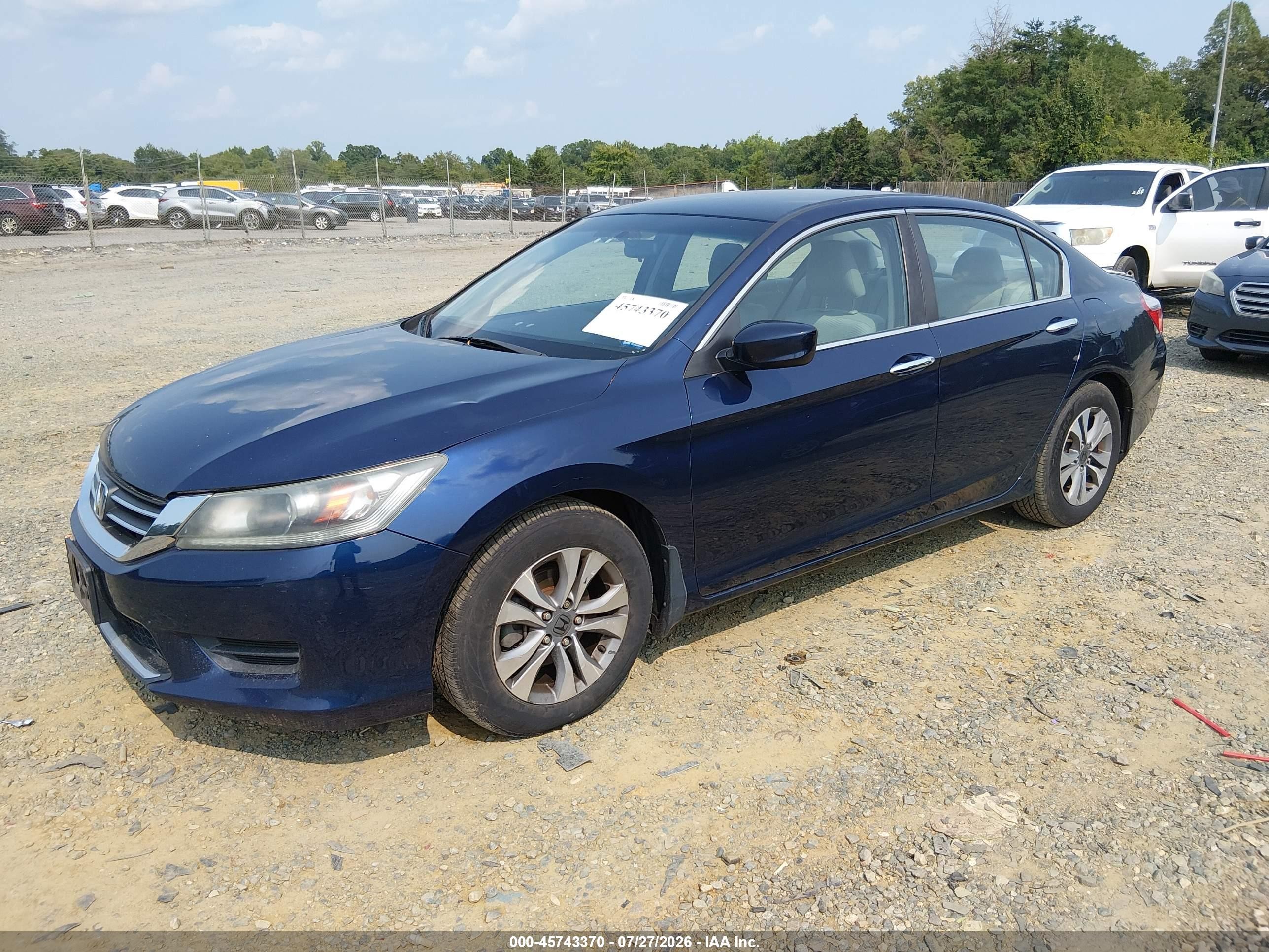 2014 Honda Accord Touring Синий vin: 1HGCR2F93EA242210