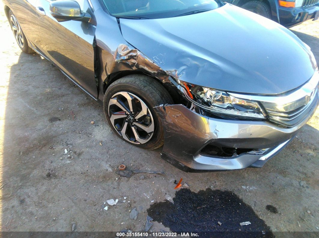 2016 Honda Accord Sedan Ex-l Gray vin: 1HGCR2F93GA225605