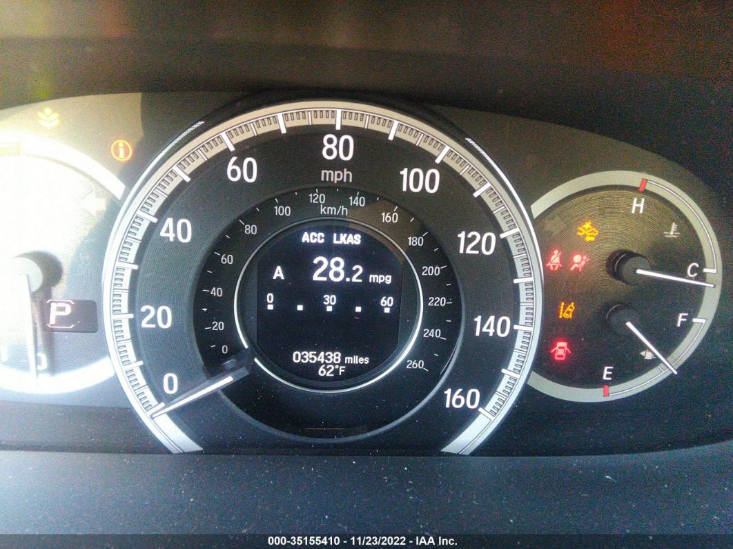 2016 Honda Accord Sedan Ex-l Gray vin: 1HGCR2F93GA225605