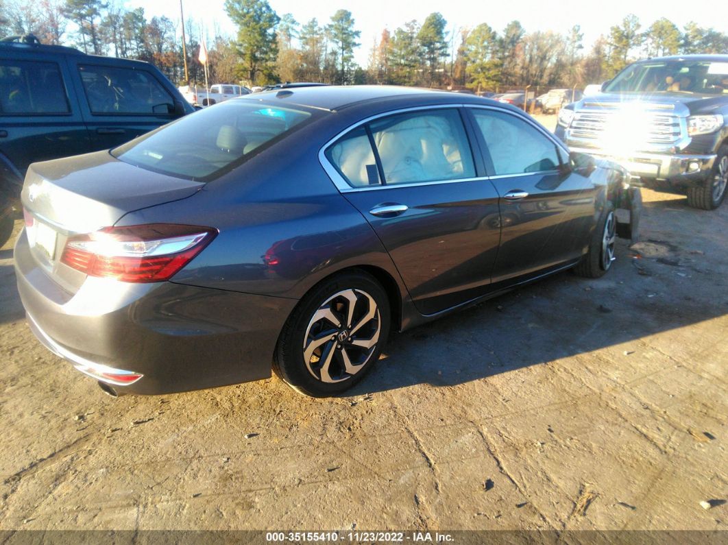 2016 Honda Accord Sedan Ex-l Gray vin: 1HGCR2F93GA225605