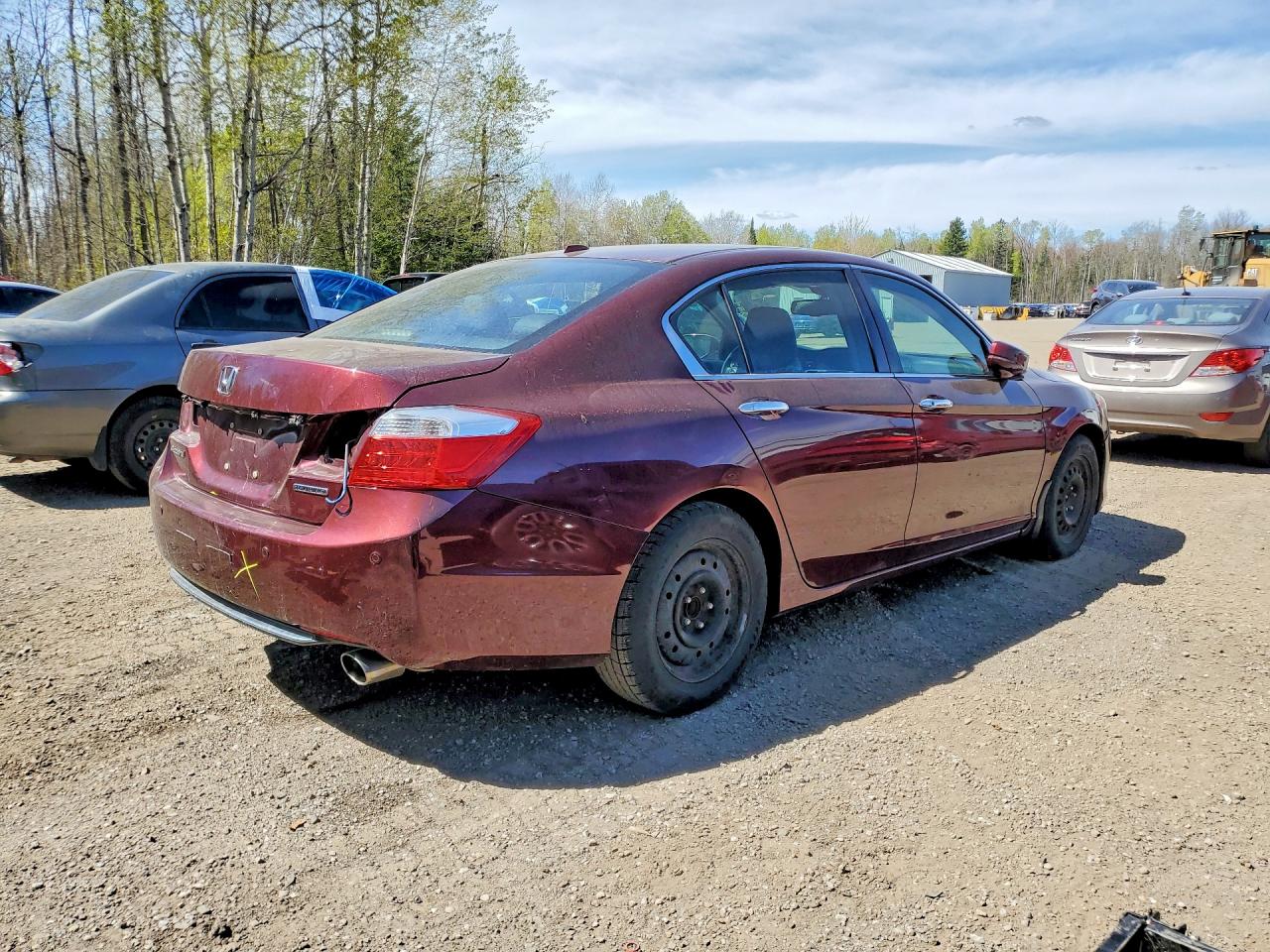 2015 Honda Accord Touring Red vin: 1HGCR2F95FA809910