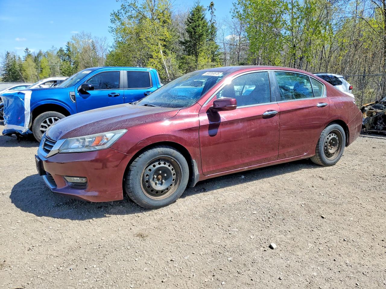 2015 Honda Accord Touring Red vin: 1HGCR2F95FA809910