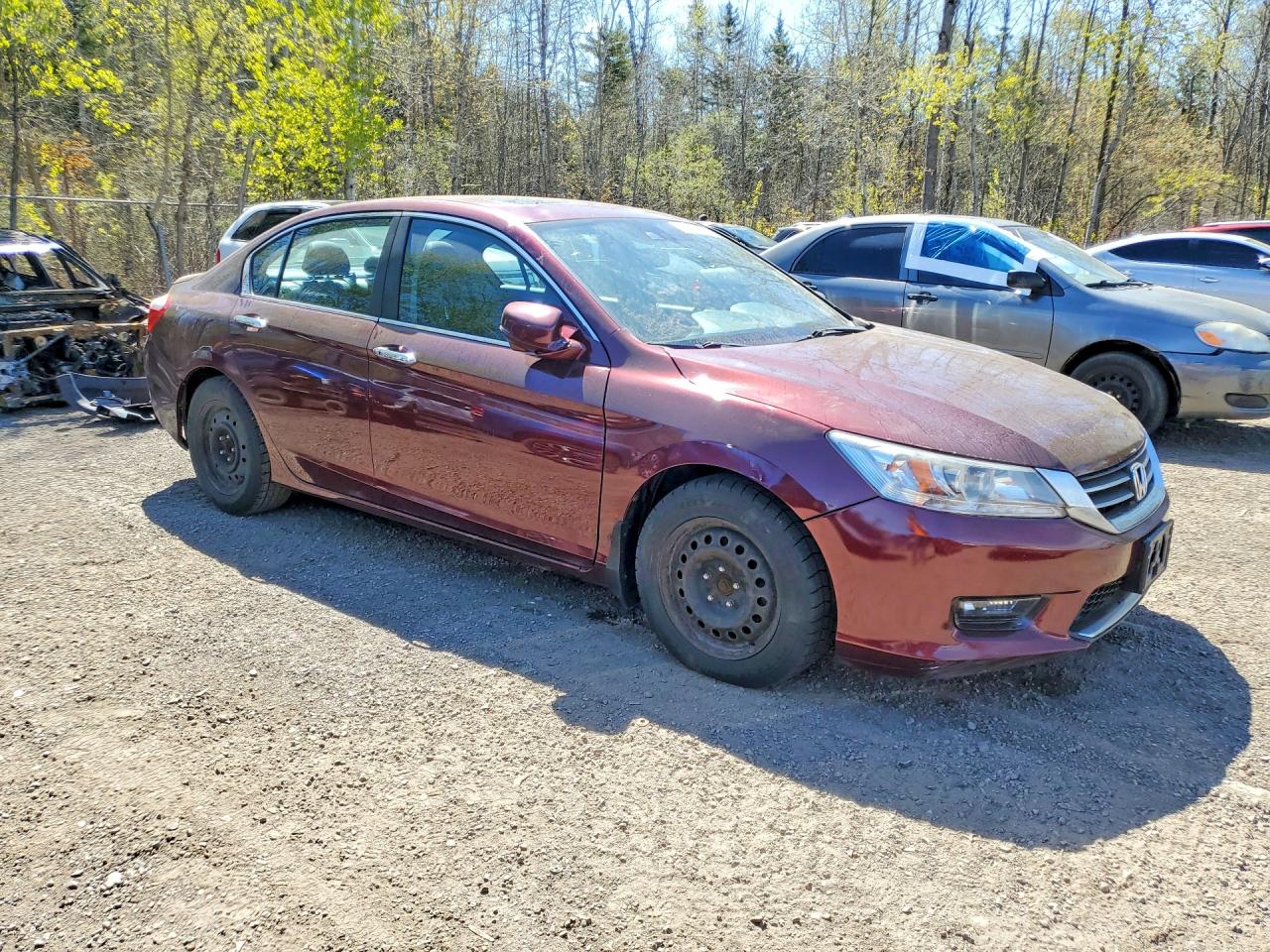 2015 Honda Accord Touring Red vin: 1HGCR2F95FA809910