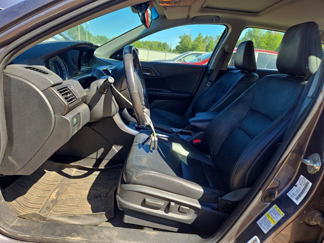 2013 Honda Accord Touring Gray vin: 1HGCR2F96DA800081