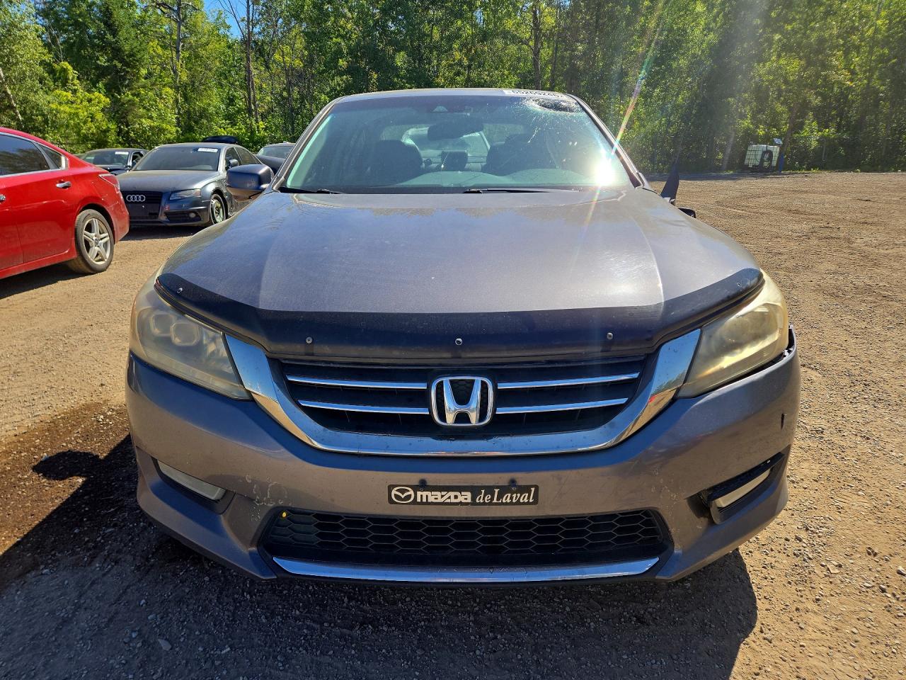 2013 Honda Accord Touring Gray vin: 1HGCR2F96DA800081