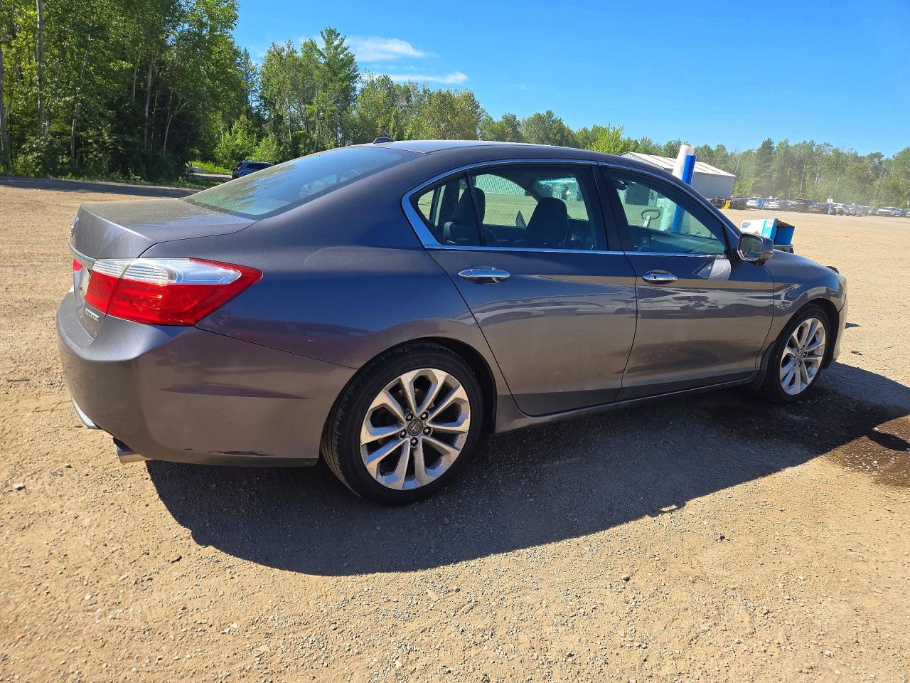 2013 Honda Accord Touring Gray vin: 1HGCR2F96DA800081