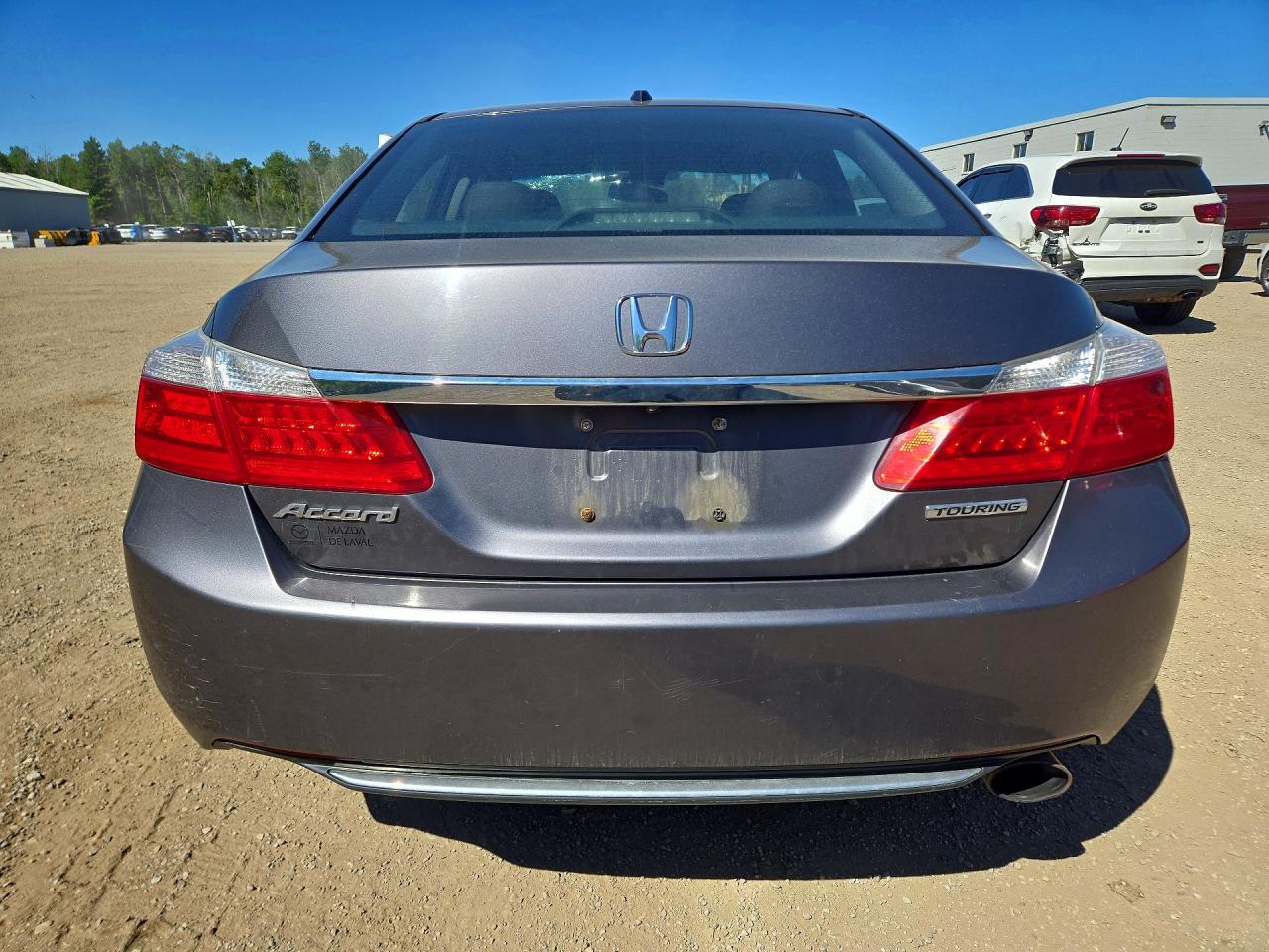 2013 Honda Accord Touring Gray vin: 1HGCR2F96DA800081
