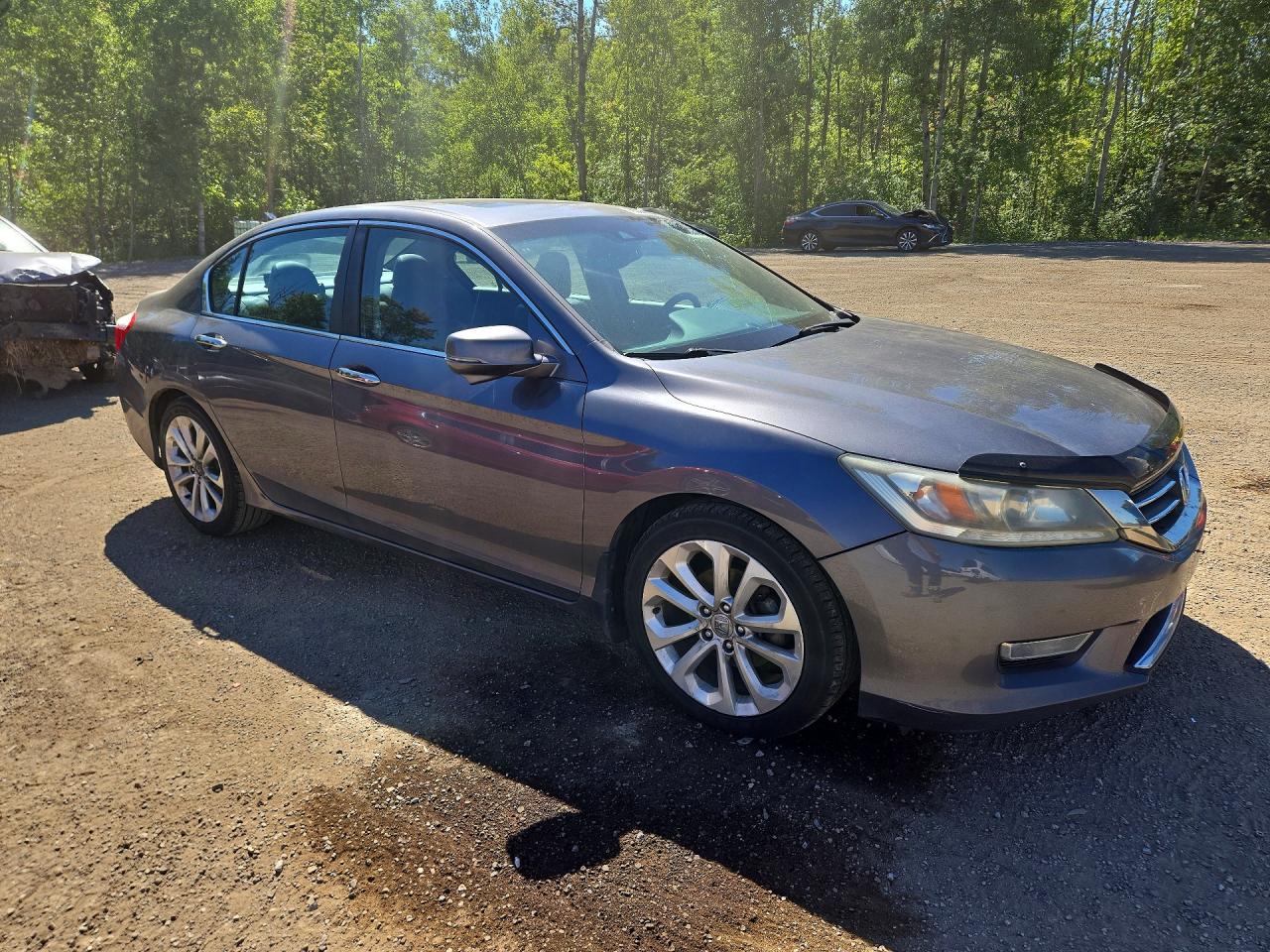 2013 Honda Accord Touring Gray vin: 1HGCR2F96DA800081