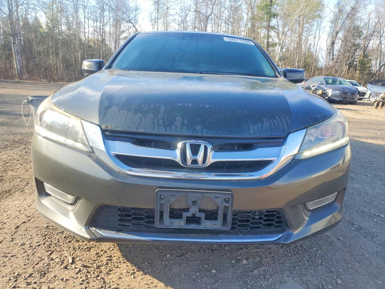 2013 Honda Accord Touring Gray vin: 1HGCR2F97DA804480