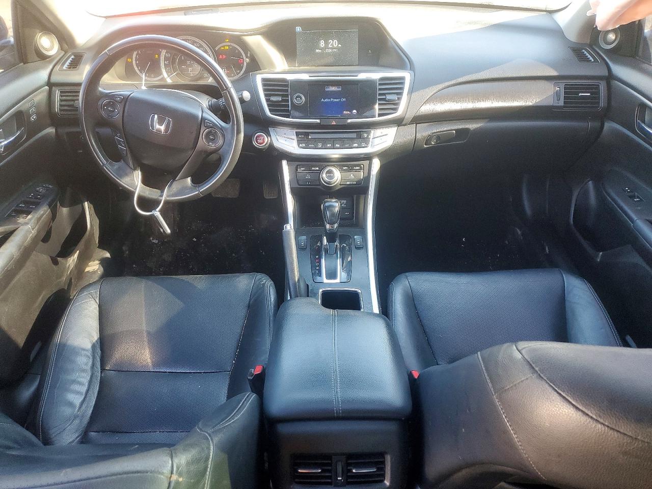 2013 Honda Accord Touring Gray vin: 1HGCR2F97DA804480