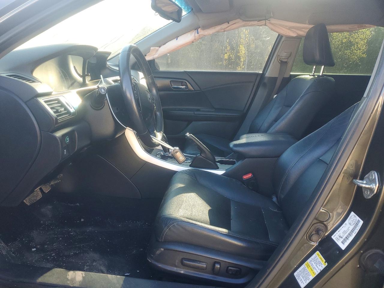 2013 Honda Accord Touring Gray vin: 1HGCR2F97DA804480