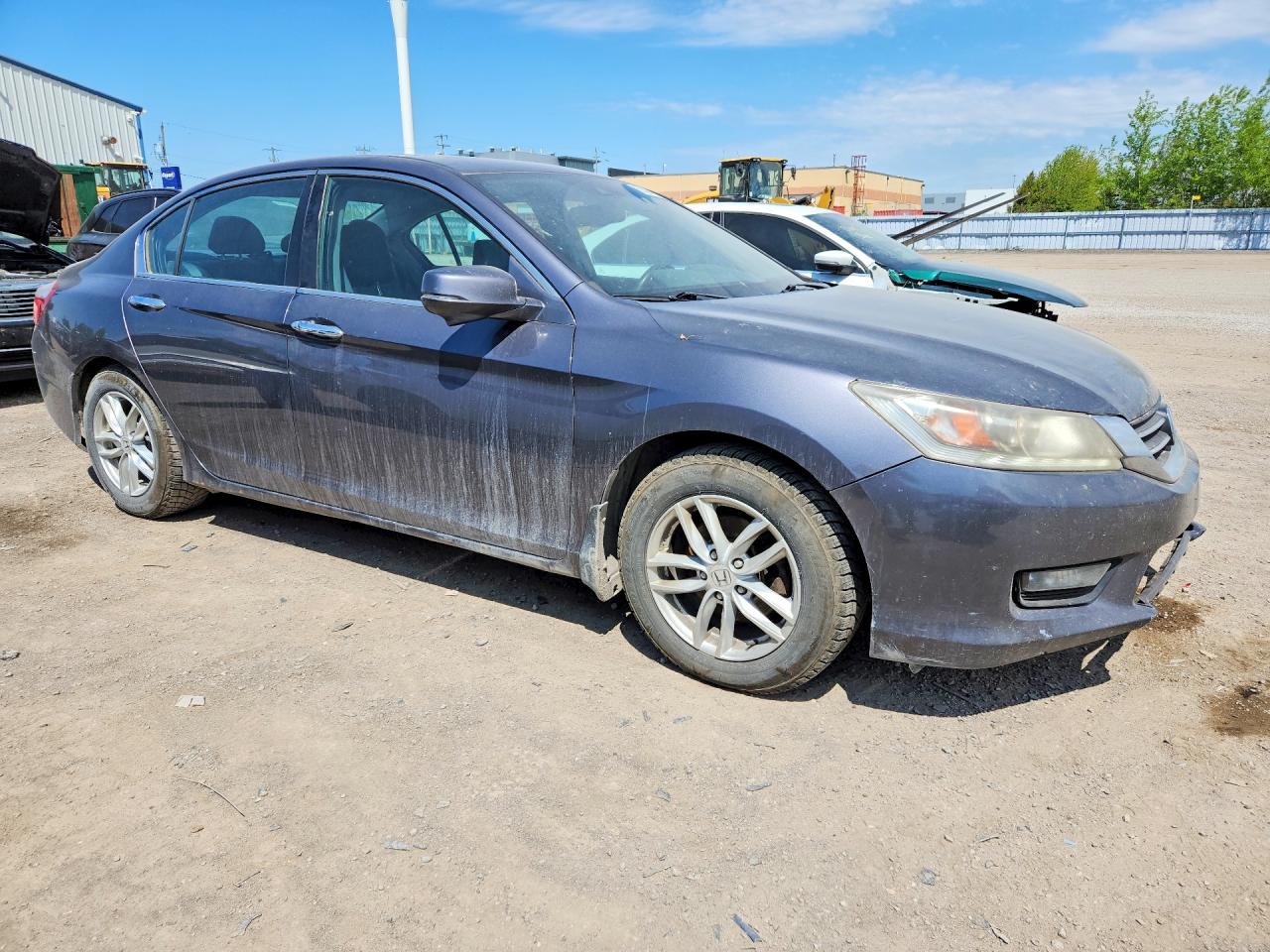 2014 Honda Accord Серый vin: 1HGCR2F98EA800536