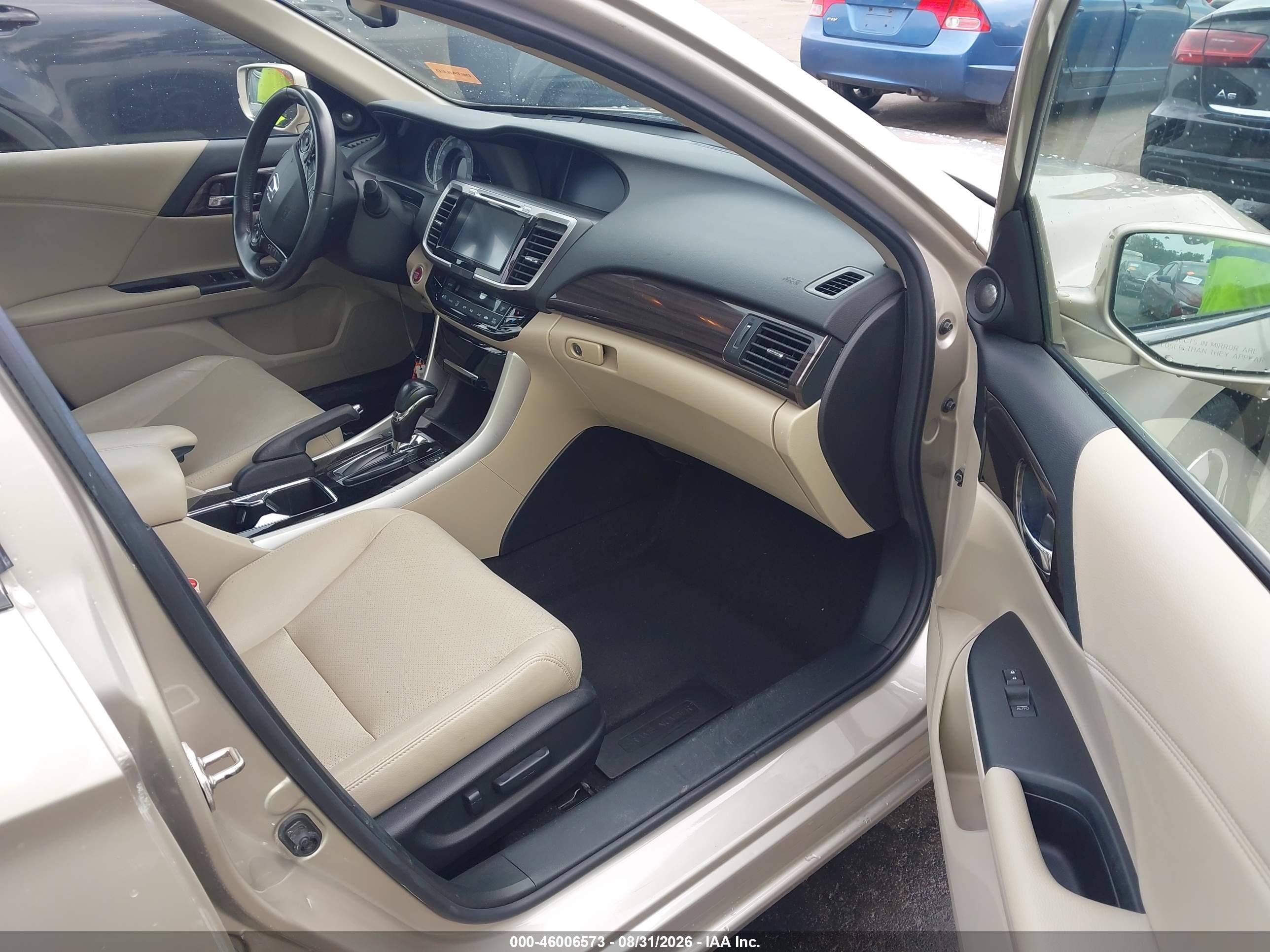 2016 Honda Accord Ex-l Gold vin: 1HGCR2F98GA221758