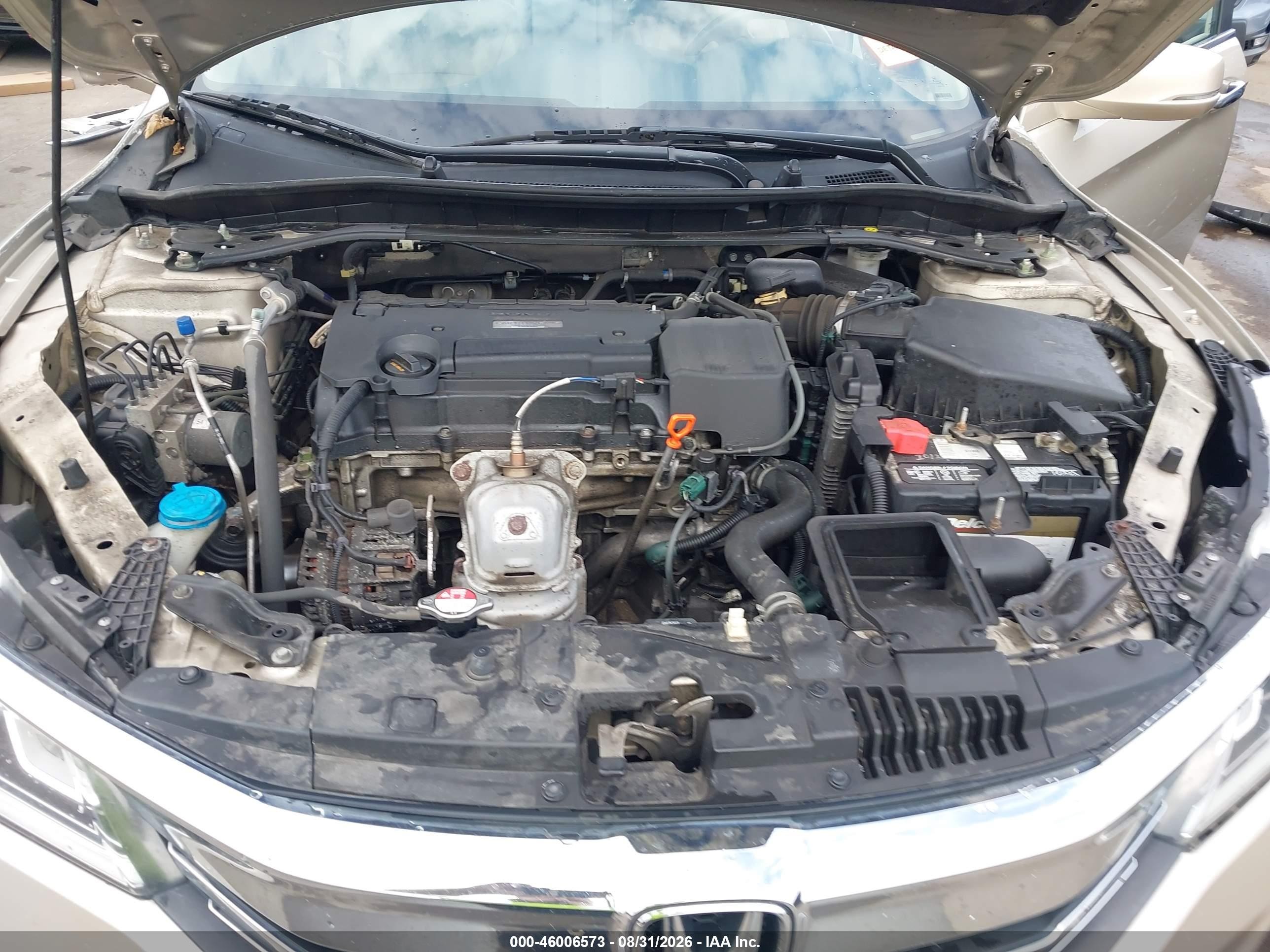 2016 Honda Accord Ex-l Gold vin: 1HGCR2F98GA221758