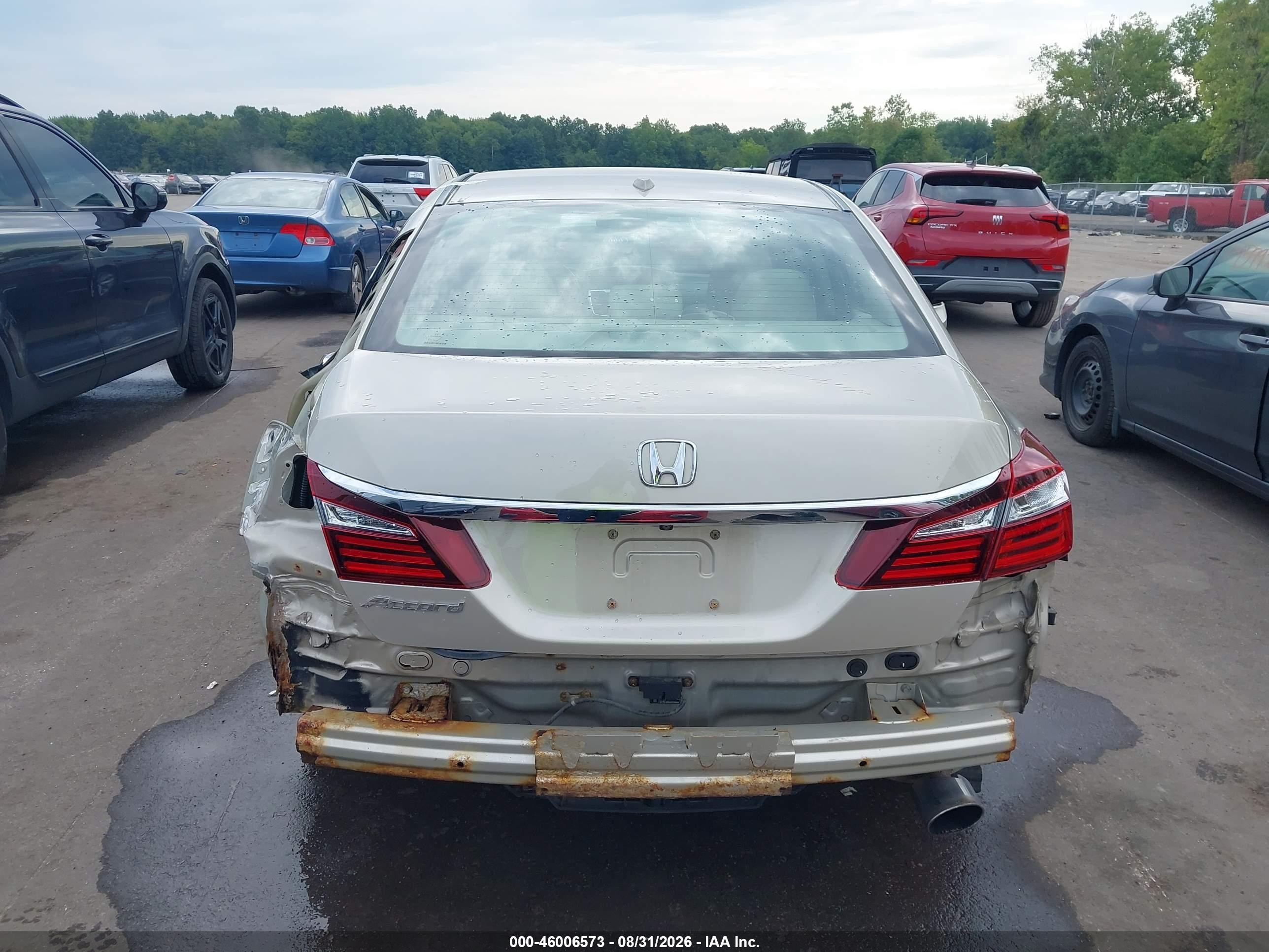 2016 Honda Accord Ex-l Gold vin: 1HGCR2F98GA221758