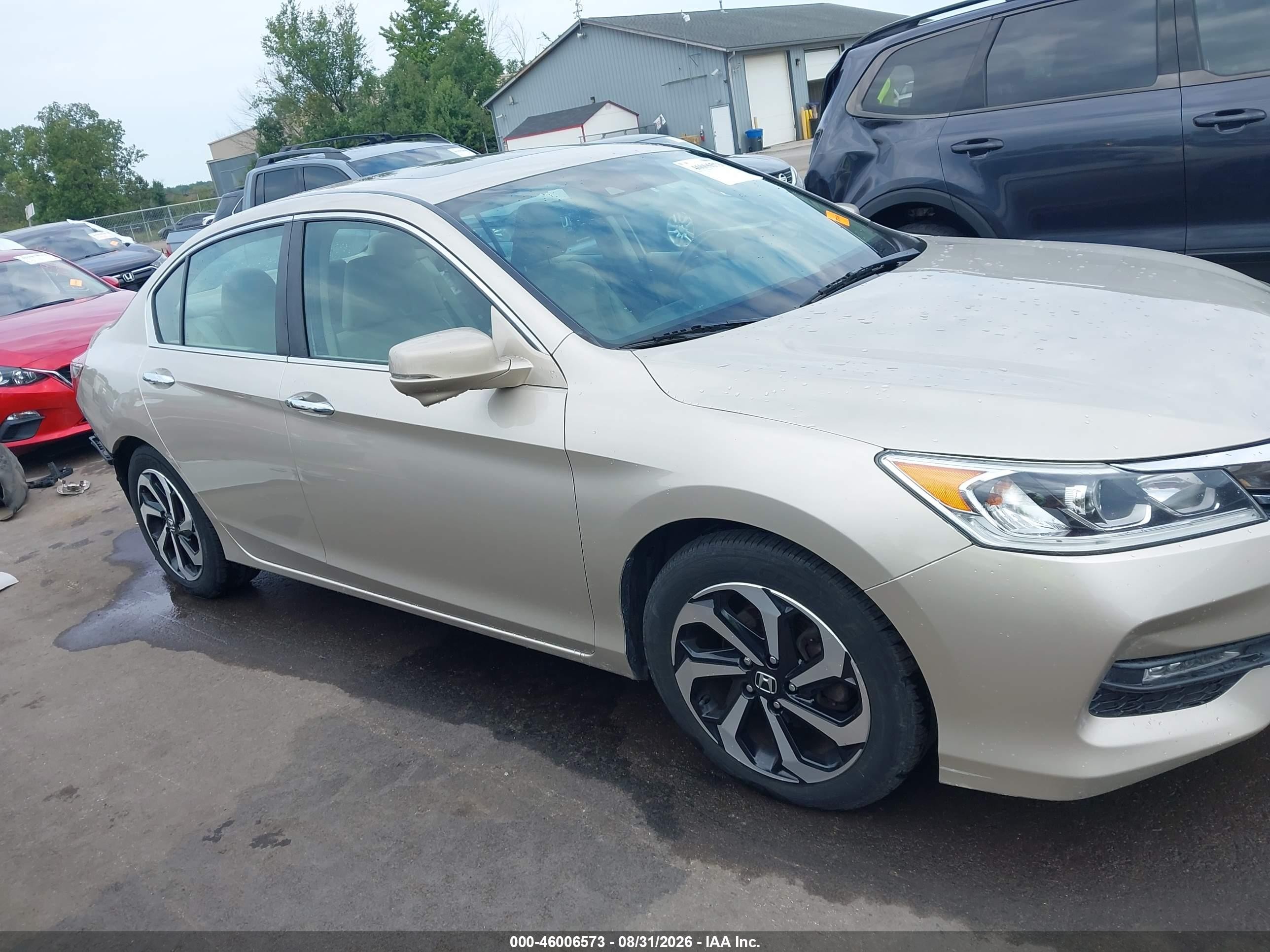 2016 Honda Accord Ex-l Gold vin: 1HGCR2F98GA221758