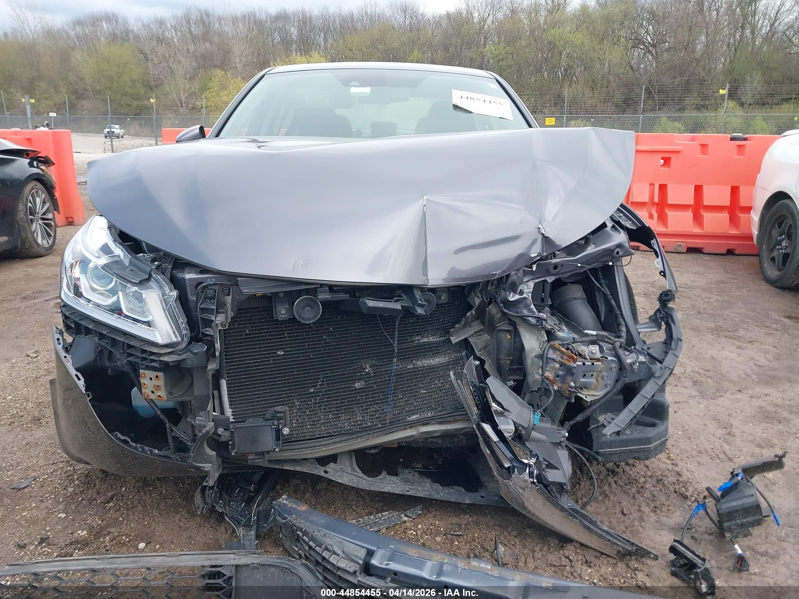 2016 Honda Accord Ex-l Gray vin: 1HGCR2F99GA066783
