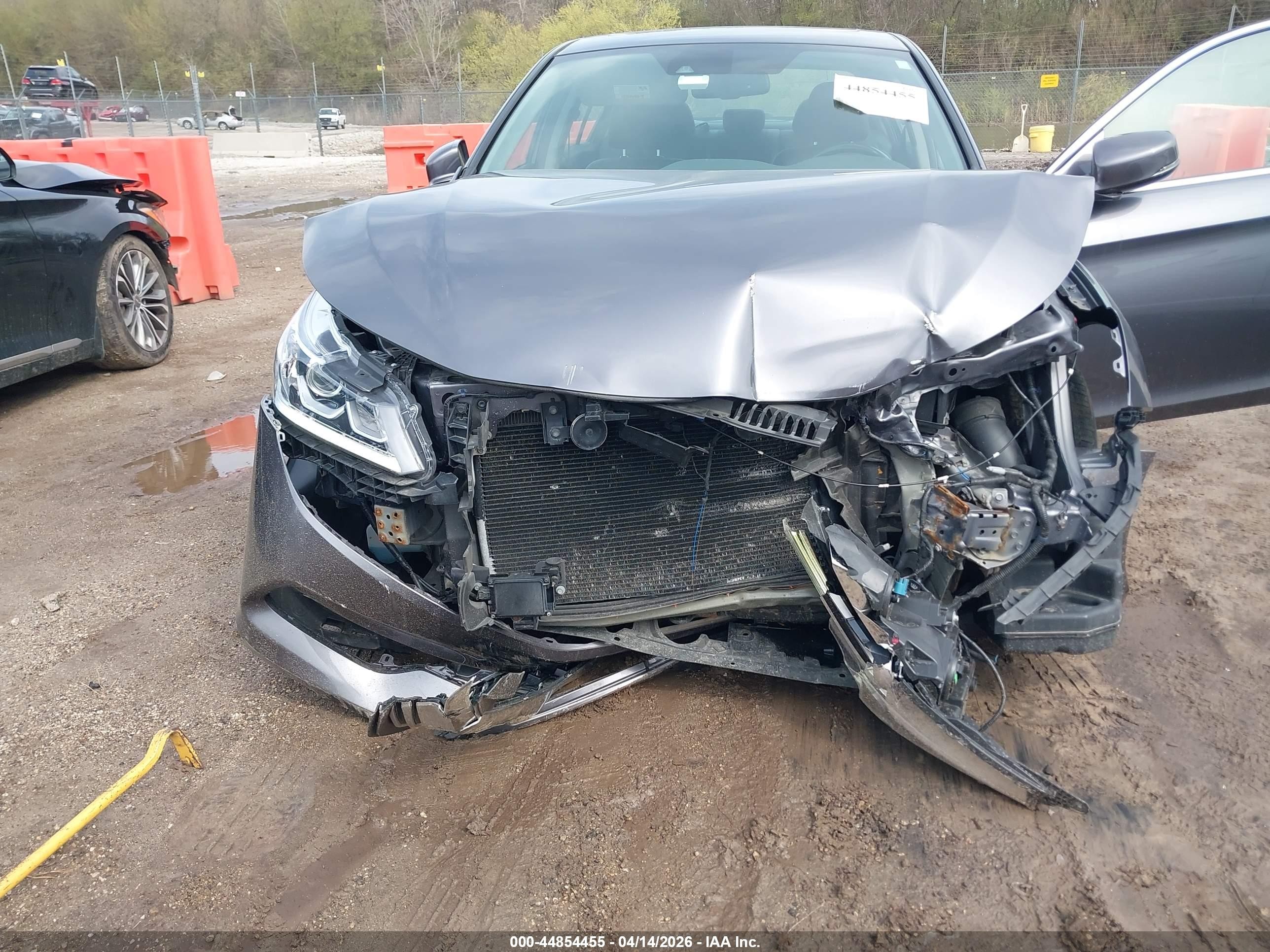 2016 Honda Accord Ex-l Gray vin: 1HGCR2F99GA066783