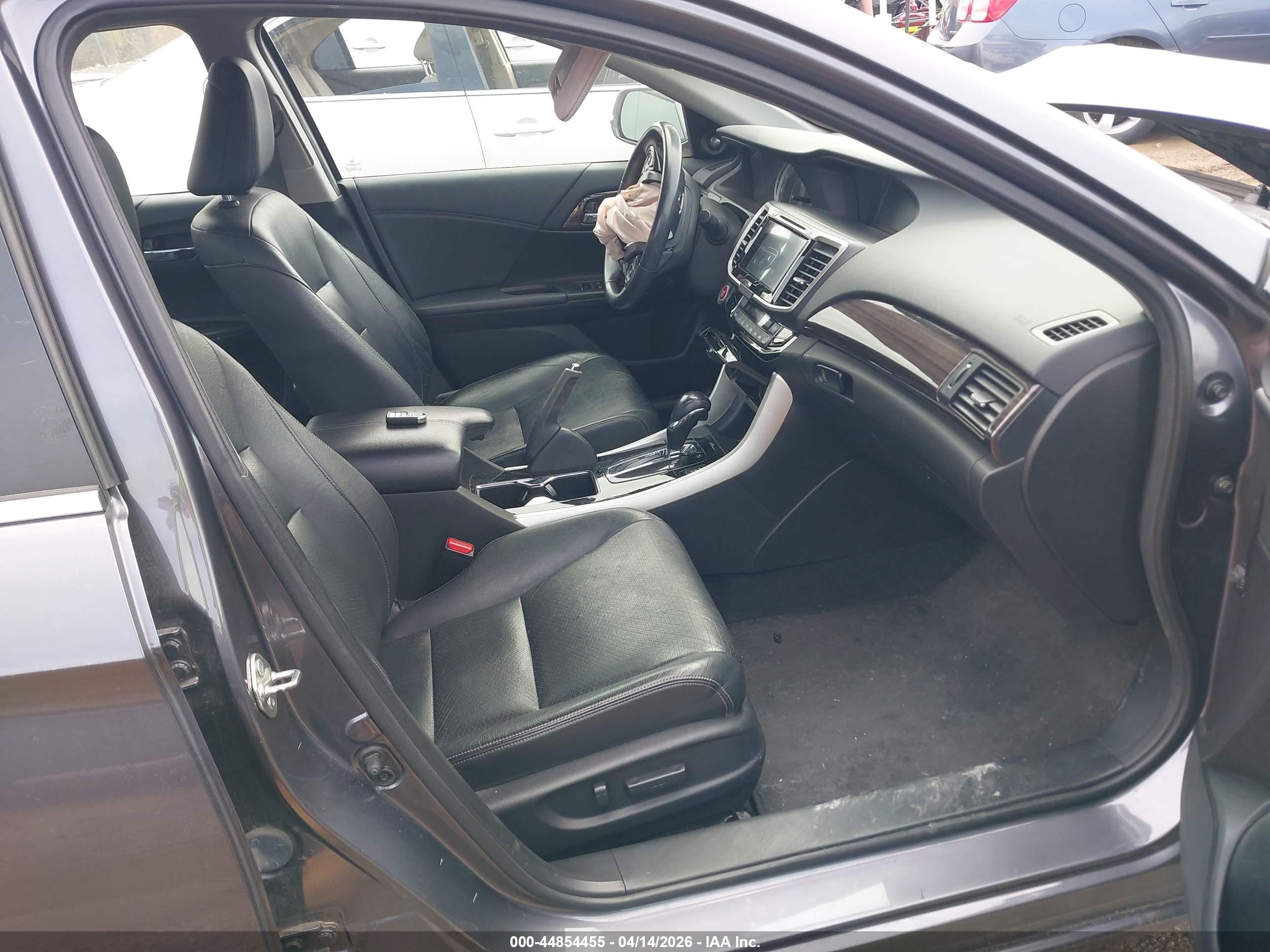 2016 Honda Accord Ex-l Gray vin: 1HGCR2F99GA066783
