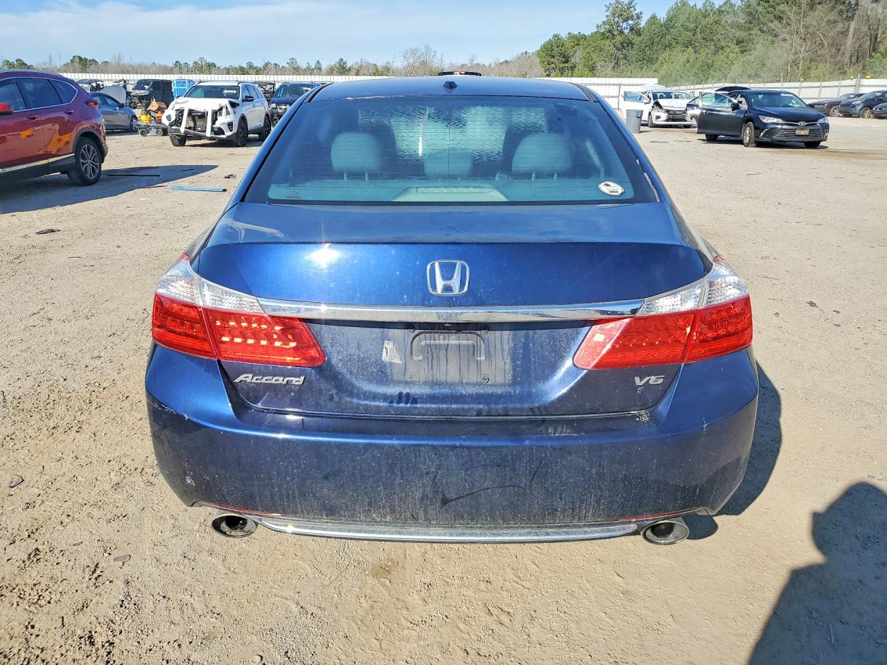 2013 Honda Accord Exl Blue vin: 1HGCR3F80DA002771