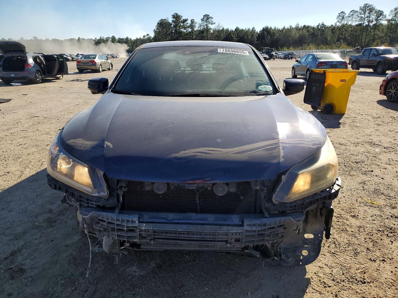 2013 Honda Accord Exl Blue vin: 1HGCR3F80DA002771