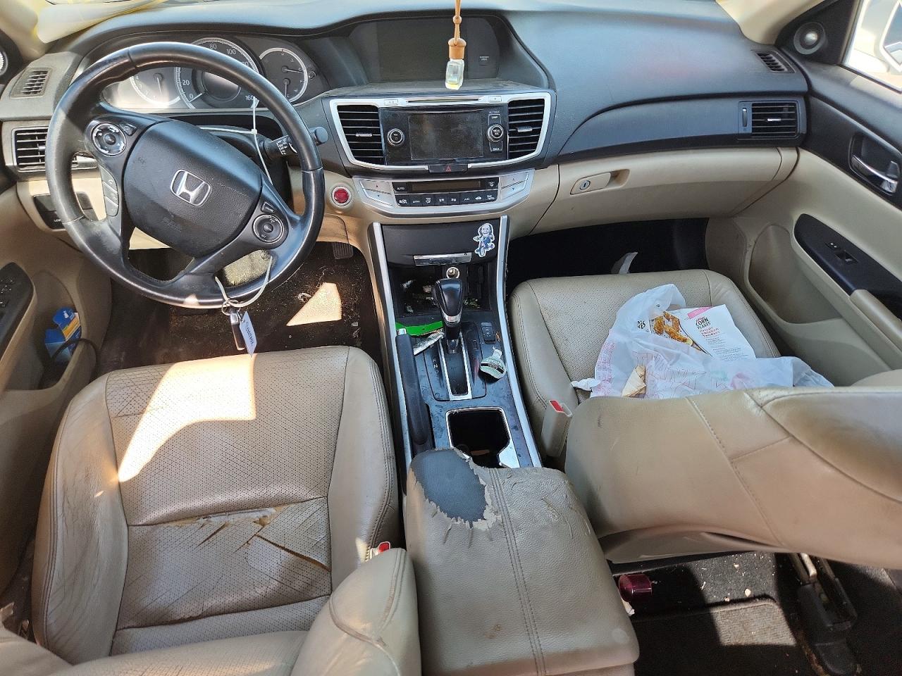 2013 Honda Accord Exl Белый vin: 1HGCR3F80DA004889