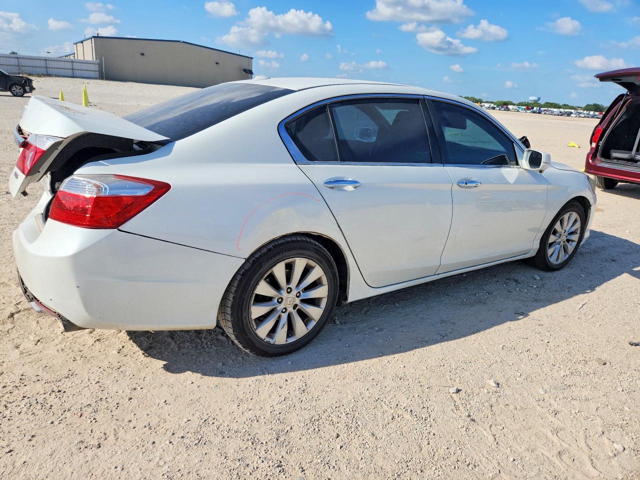 2013 Honda Accord Exl Белый vin: 1HGCR3F80DA004889