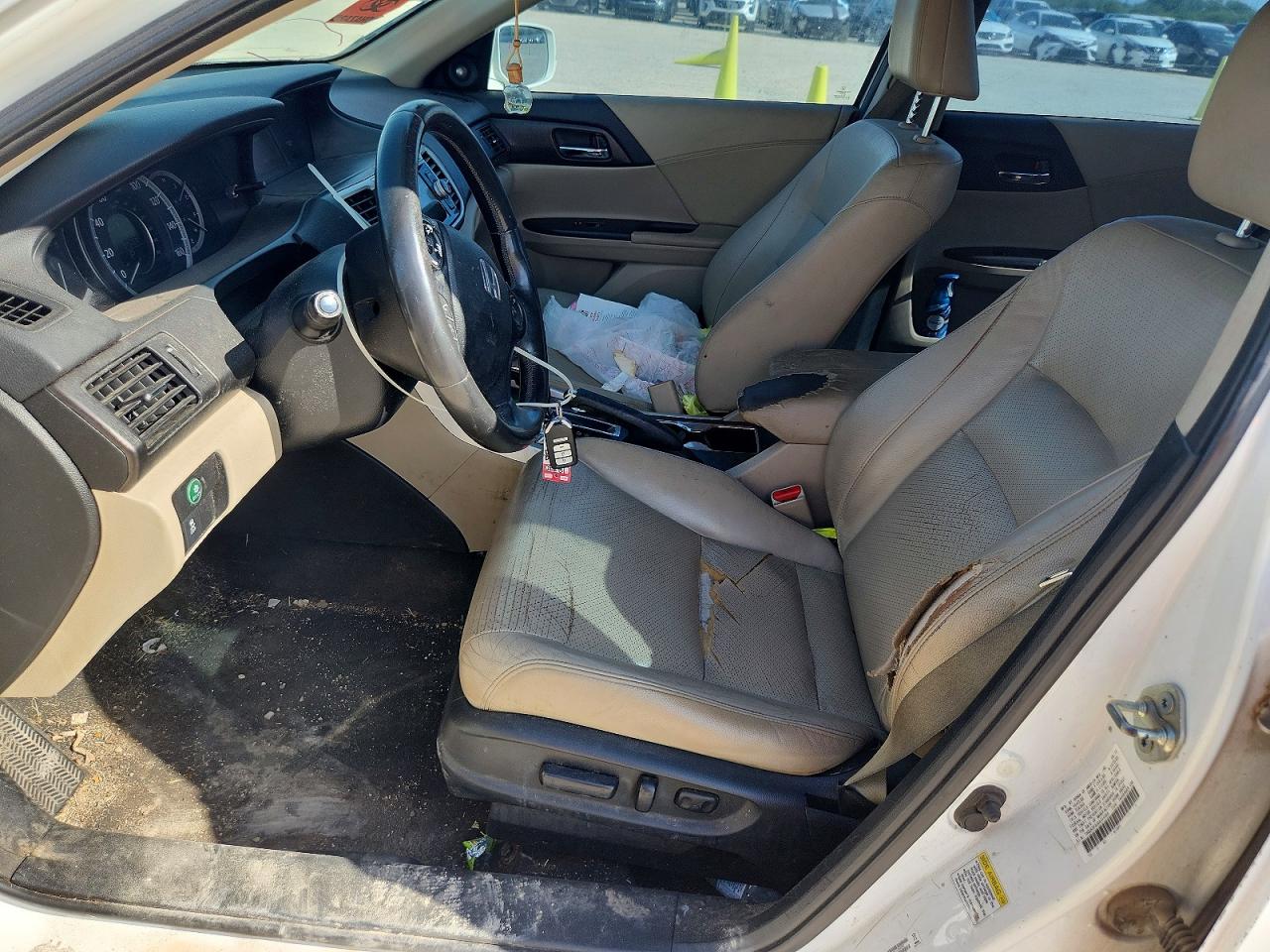 2013 Honda Accord Exl Белый vin: 1HGCR3F80DA004889