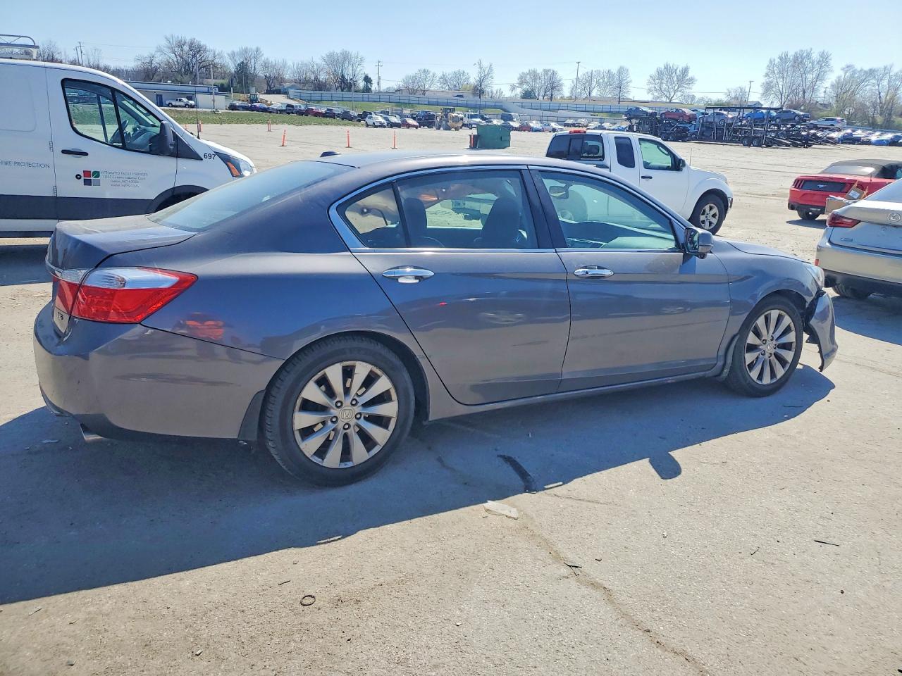 2013 Honda Accord Exl Серый vin: 1HGCR3F80DA005721