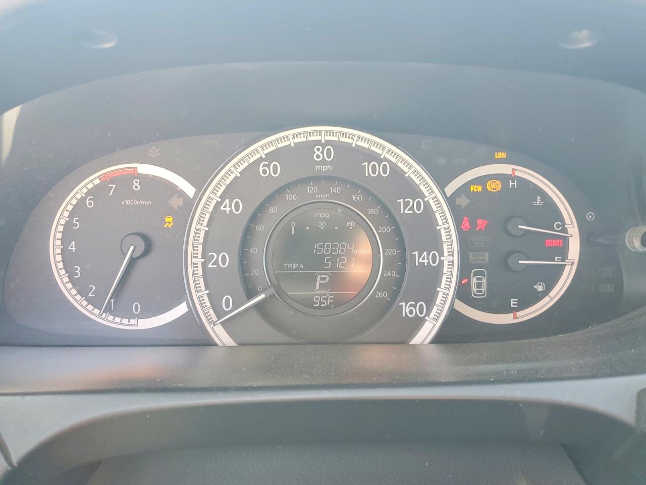 2013 Honda Accord Exl Серый vin: 1HGCR3F80DA005721
