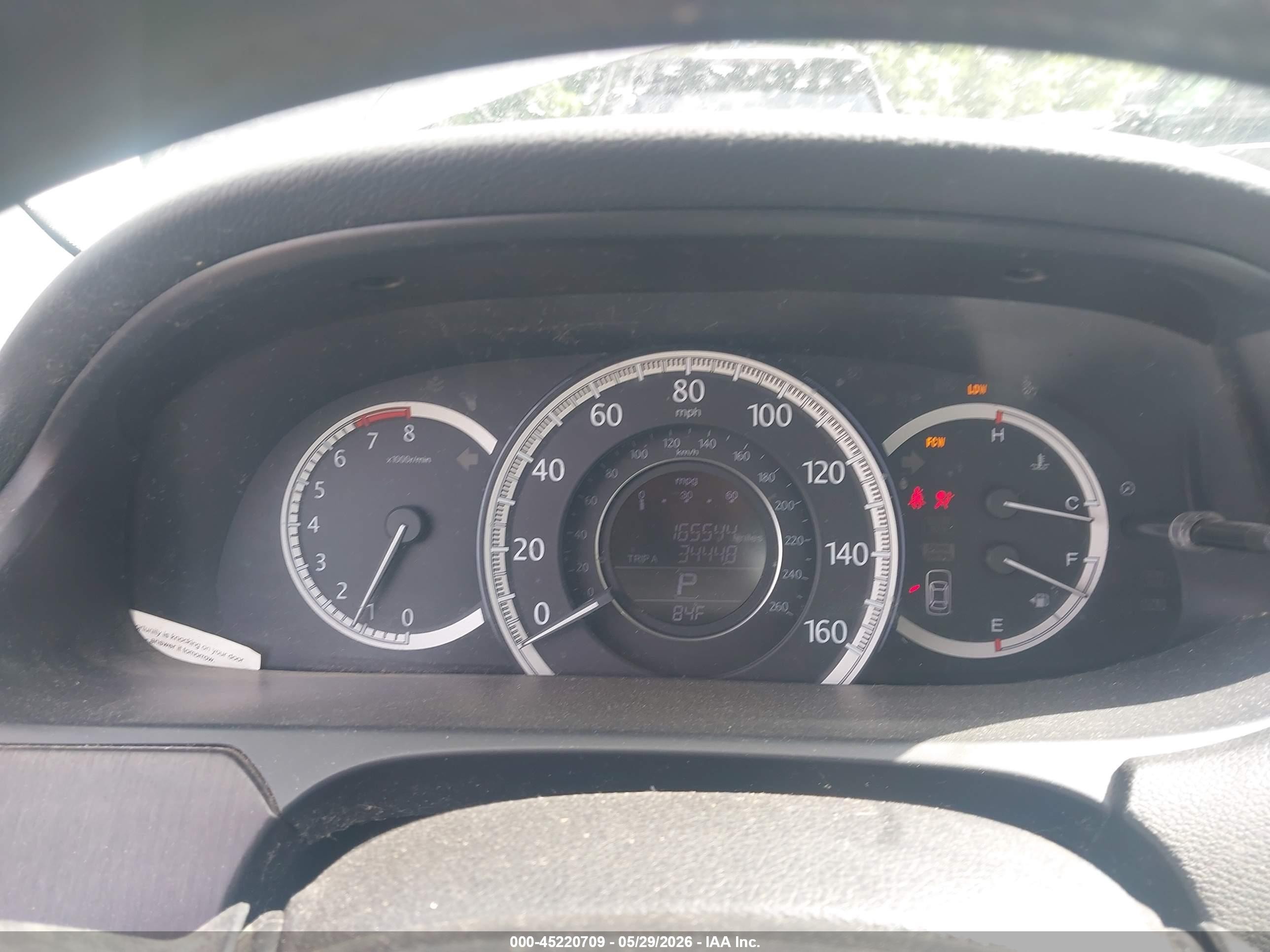 2013 Honda Accord Ex-l V-6 Gray vin: 1HGCR3F80DA007906