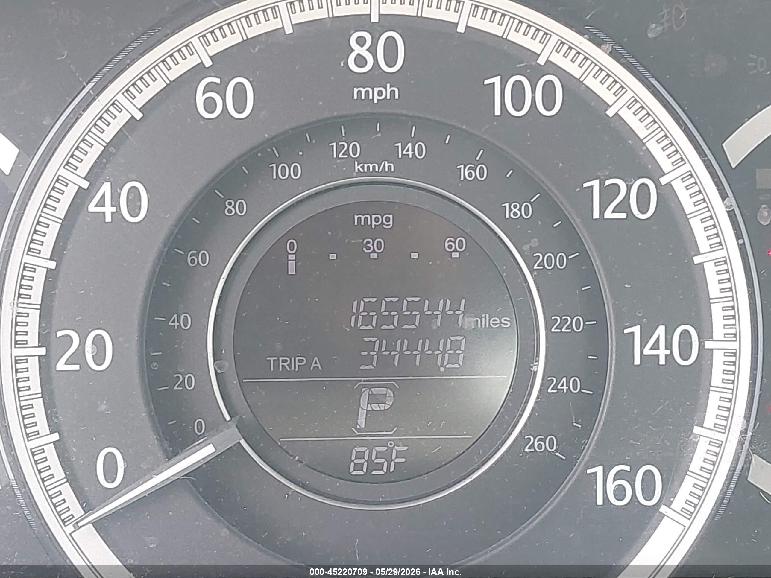 2013 Honda Accord Ex-l V-6 Gray vin: 1HGCR3F80DA007906