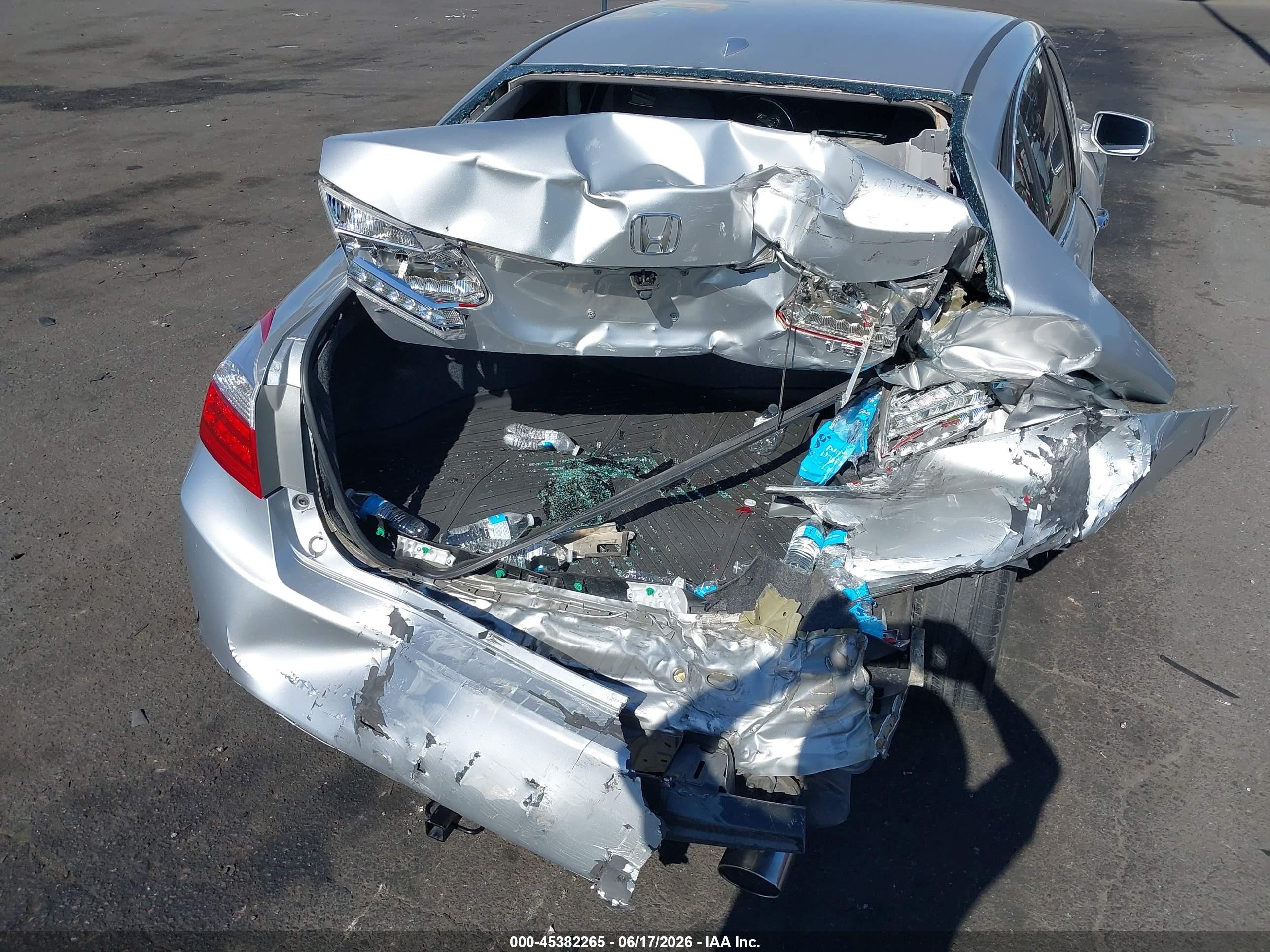 2013 Honda Accord Ex-l V-6 Silver vin: 1HGCR3F80DA010207