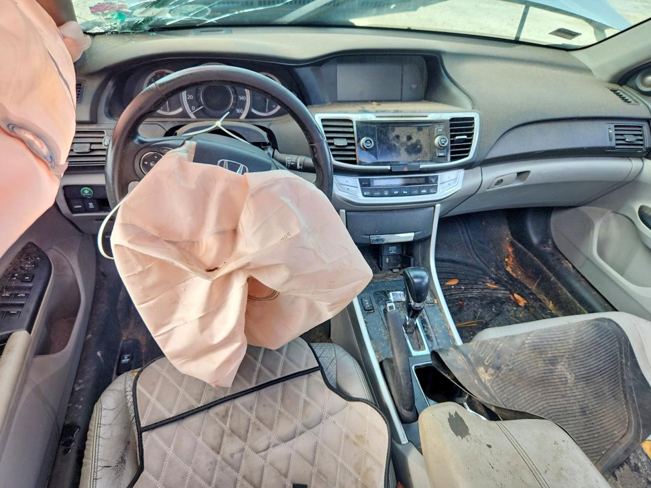 2013 Honda Accord Exl Серебряный vin: 1HGCR3F80DA020185