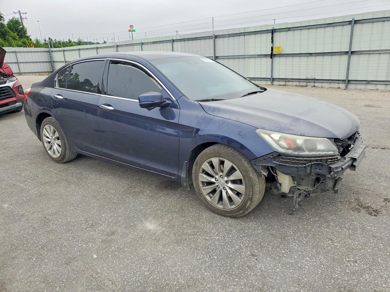2013 Honda Accord Exl Blue vin: 1HGCR3F80DA020574