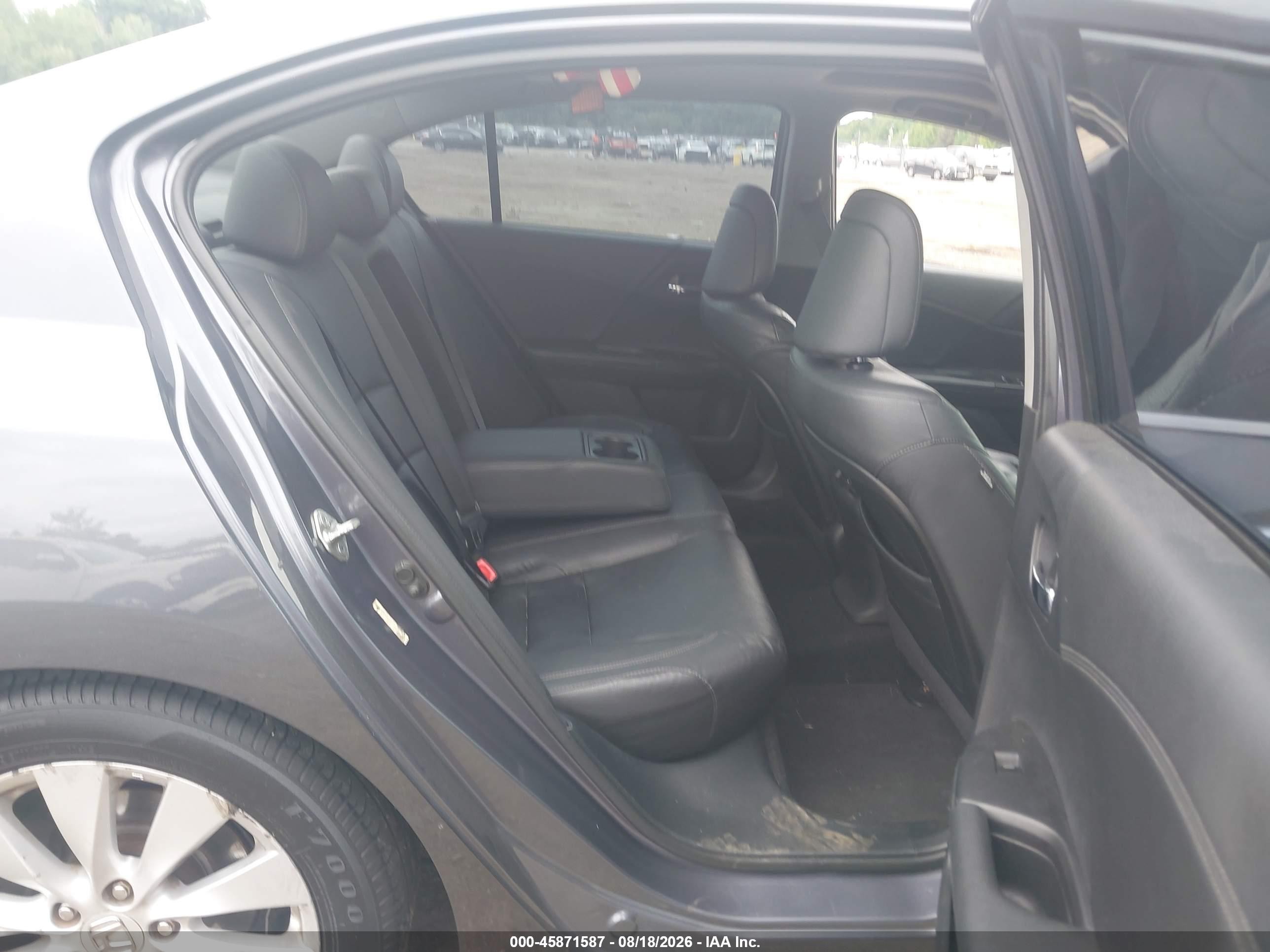2013 Honda Accord Ex-l V-6 Gray vin: 1HGCR3F80DA036256