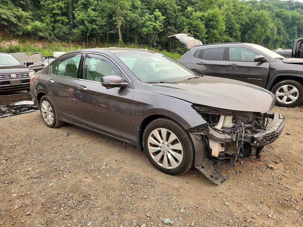 2013 Honda Accord Exl Gray vin: 1HGCR3F80DA039027