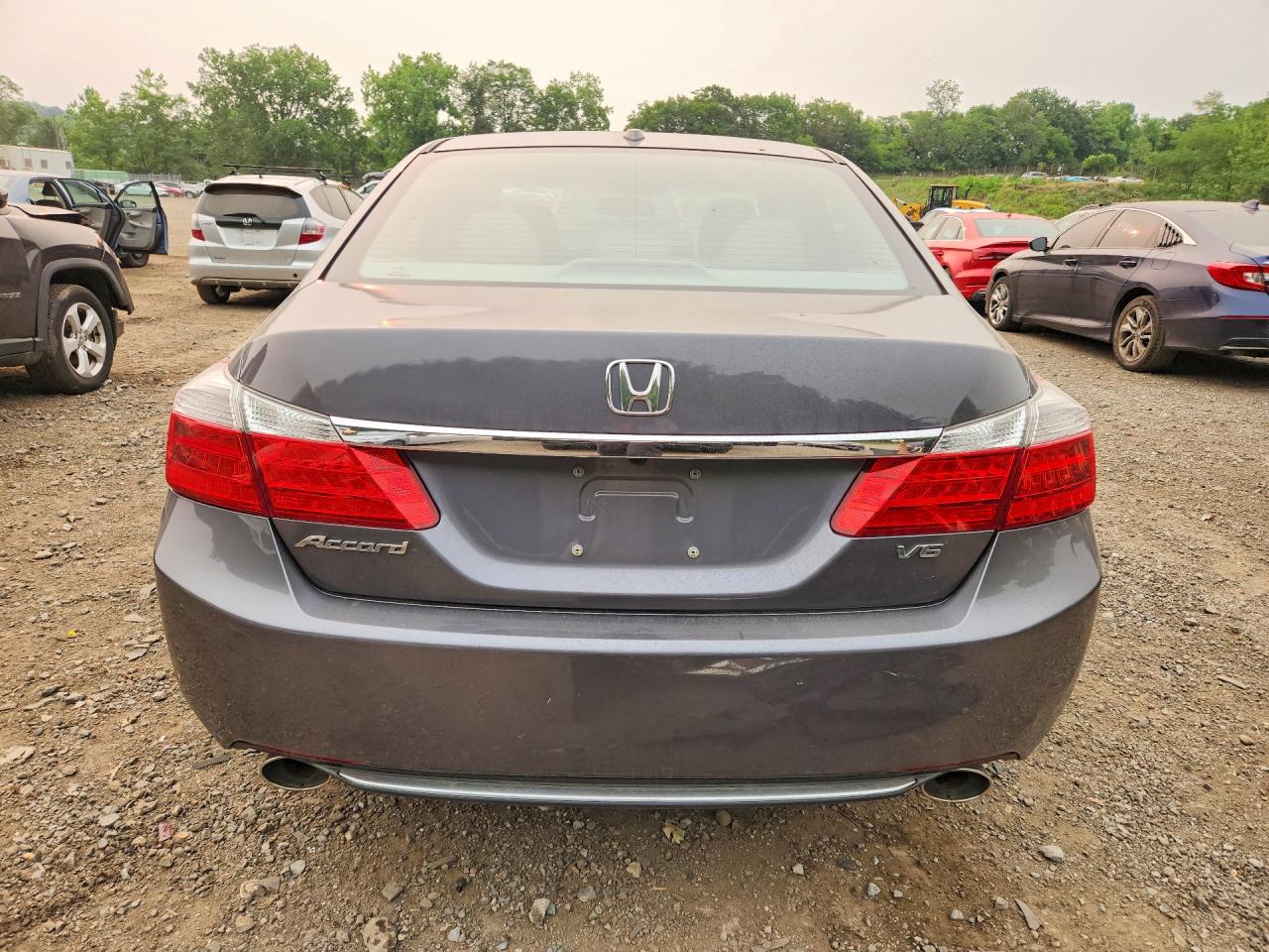 2013 Honda Accord Exl Gray vin: 1HGCR3F80DA039027