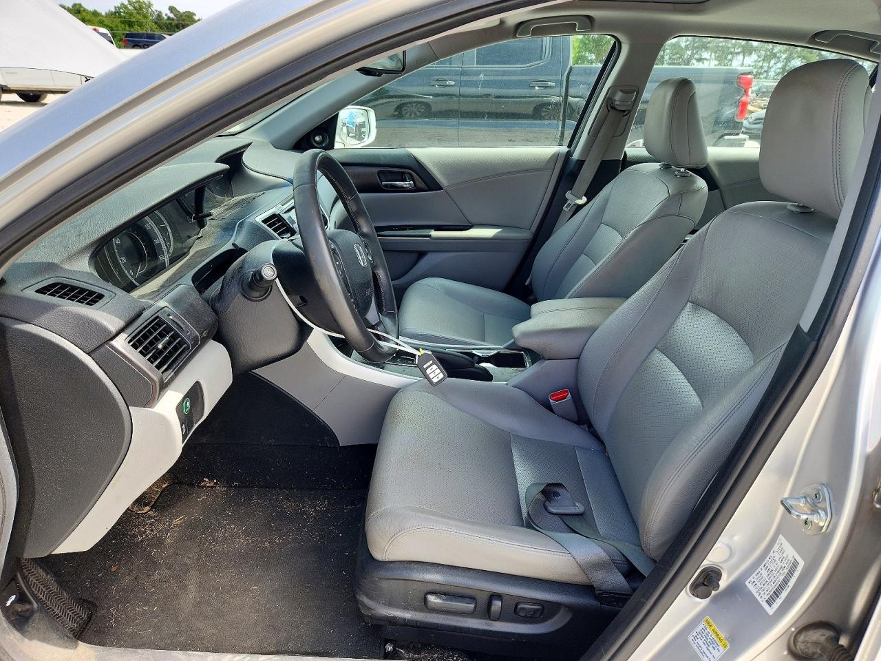 2013 Honda Accord Exl Silver vin: 1HGCR3F80DA042901