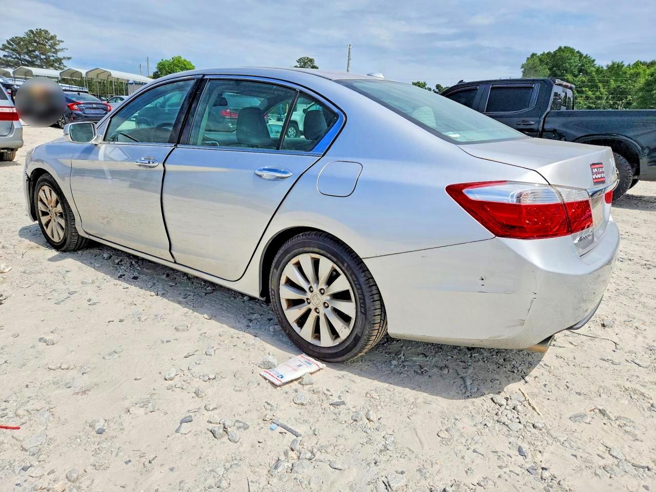 2013 Honda Accord Exl Silver vin: 1HGCR3F80DA042901